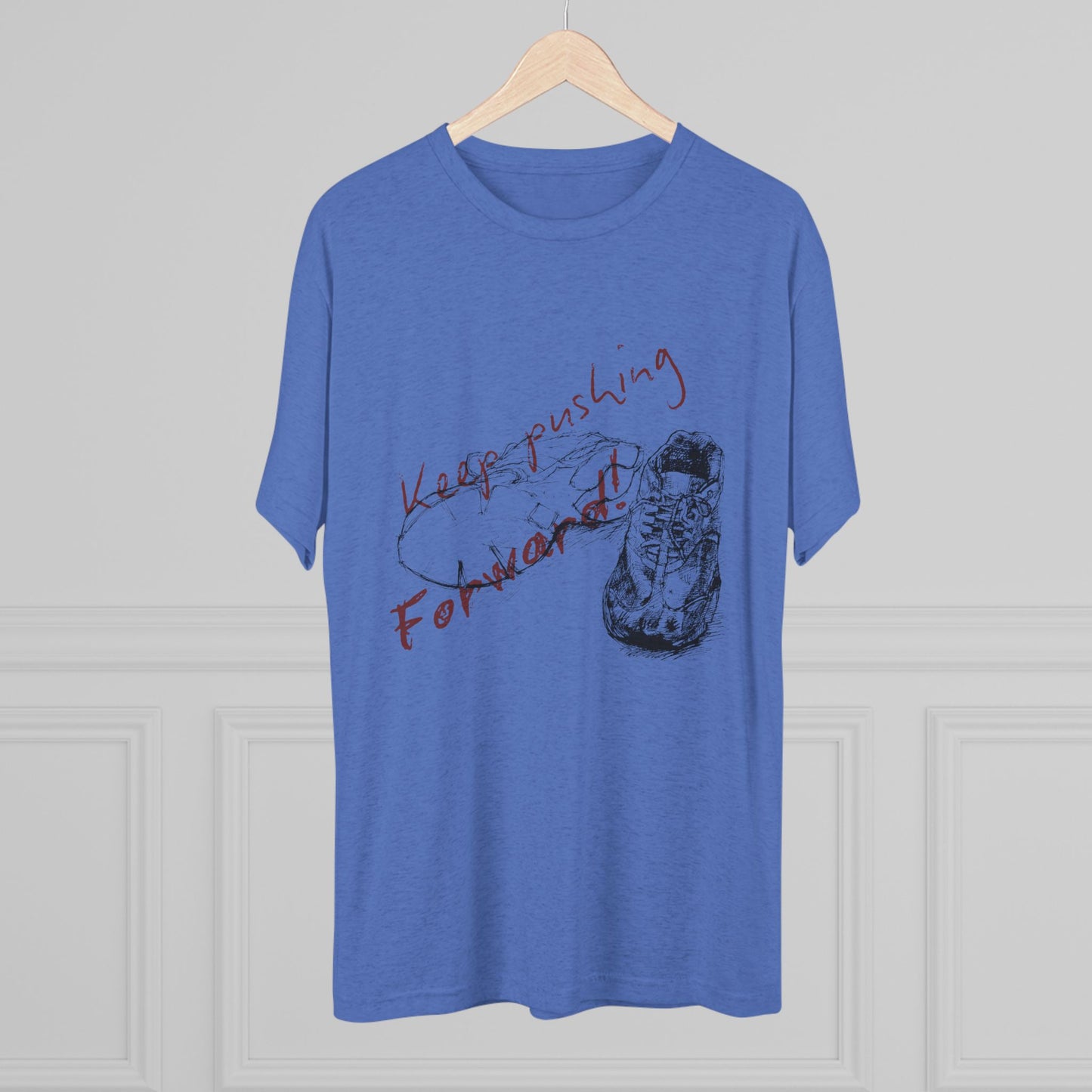 Unisex running motivation Tri-Blend Crew Tee - Vanguard Athletics - Be ready