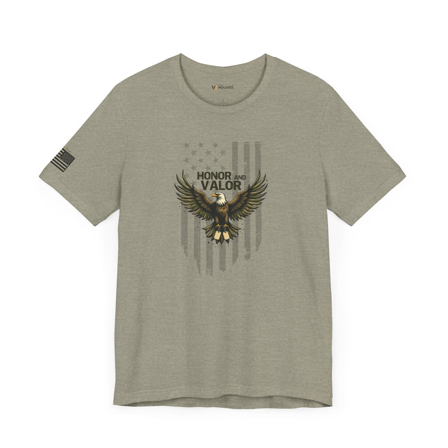 Honor and Valor Eagle Tee - Military appreciation - Vanguard Athletics - Be ready