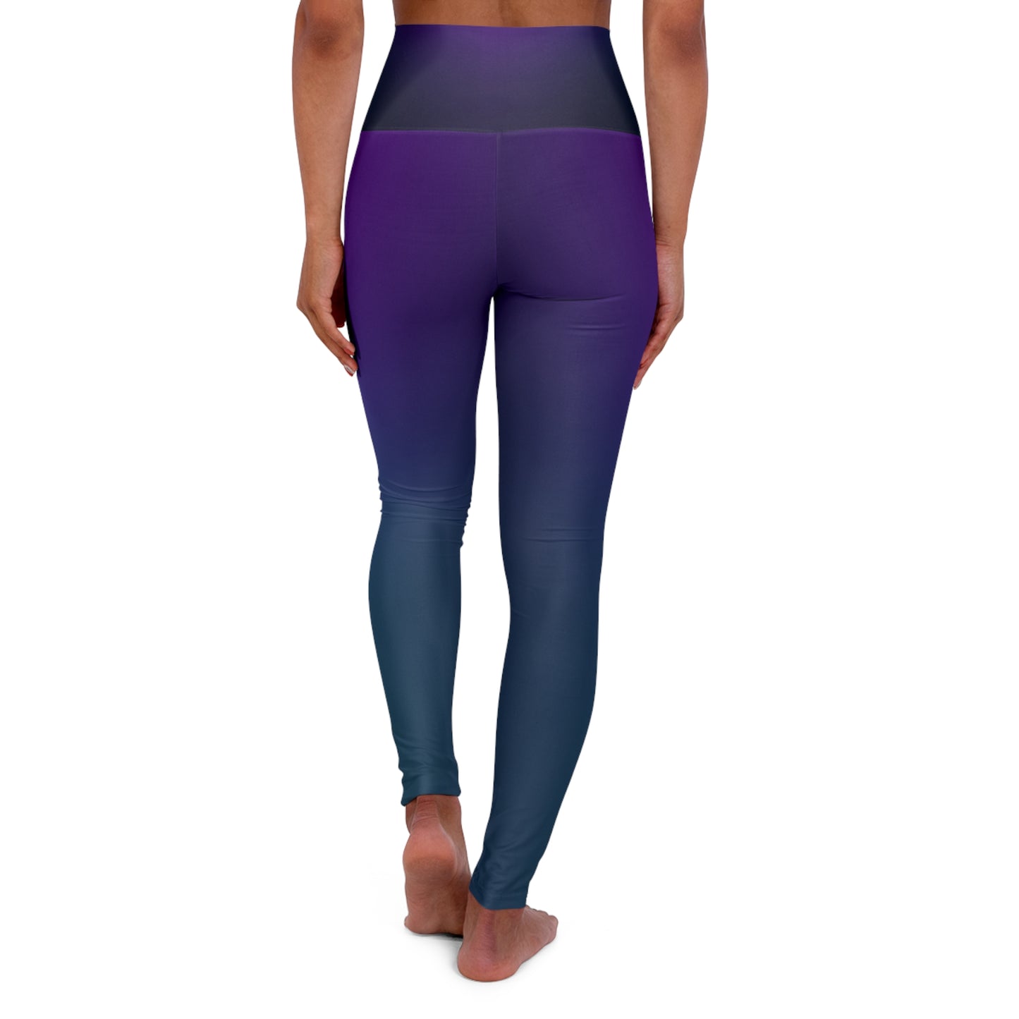 Ombré High Waisted Yoga Leggings - Active Wear, Yoga, Workouts and Outdoors.