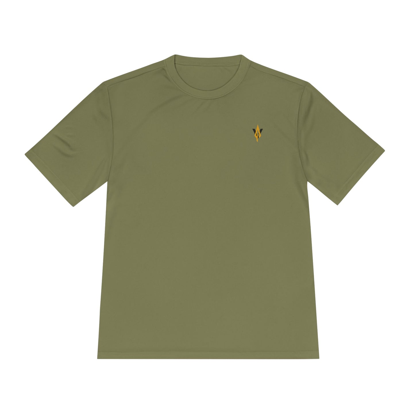 Vanguard gold spear logo, Moisture Wicking Unisex Tee for workouts