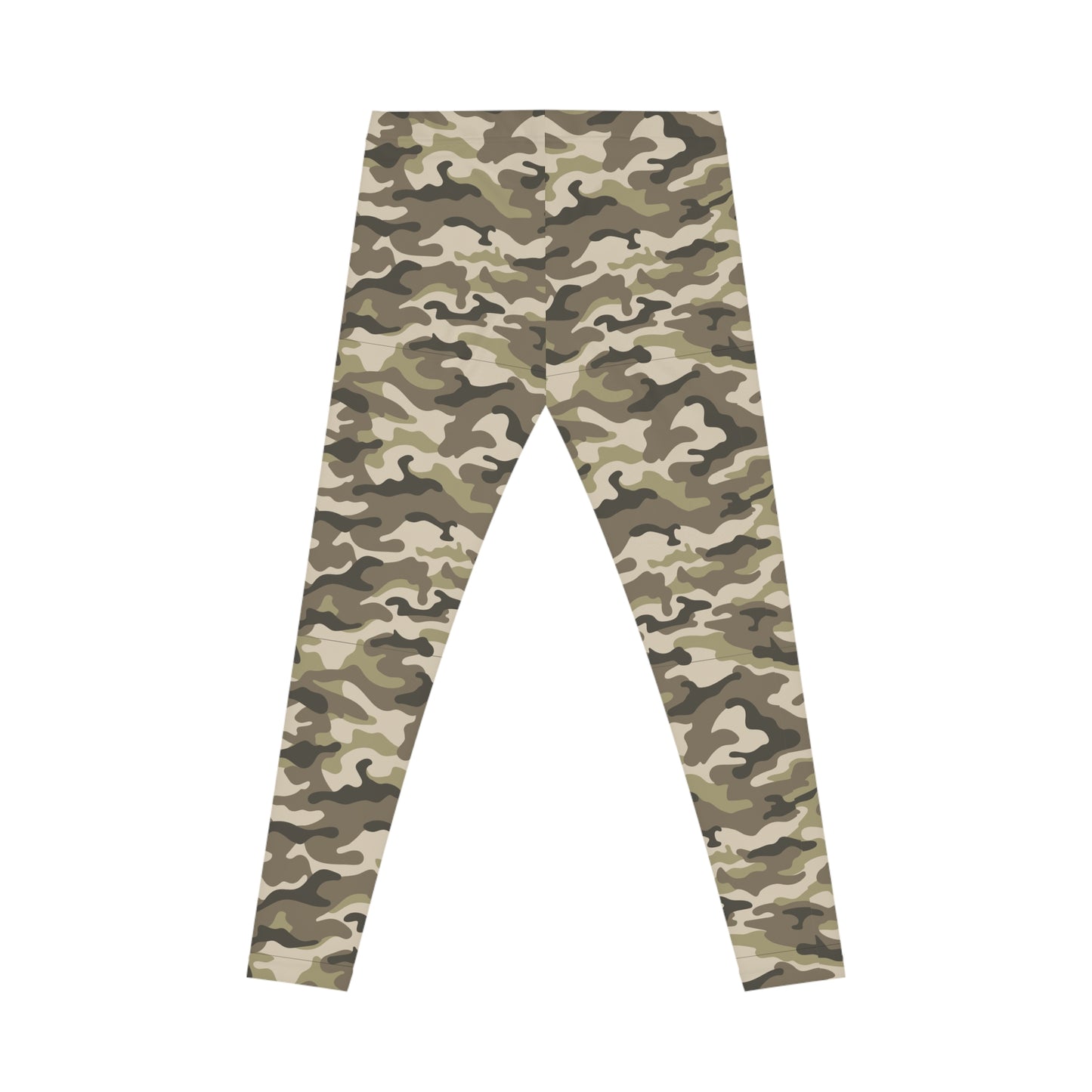 Green Camouflage Women's Casual Leggings, Trendy Workout Pants, Yoga Leggings, Active Wear.