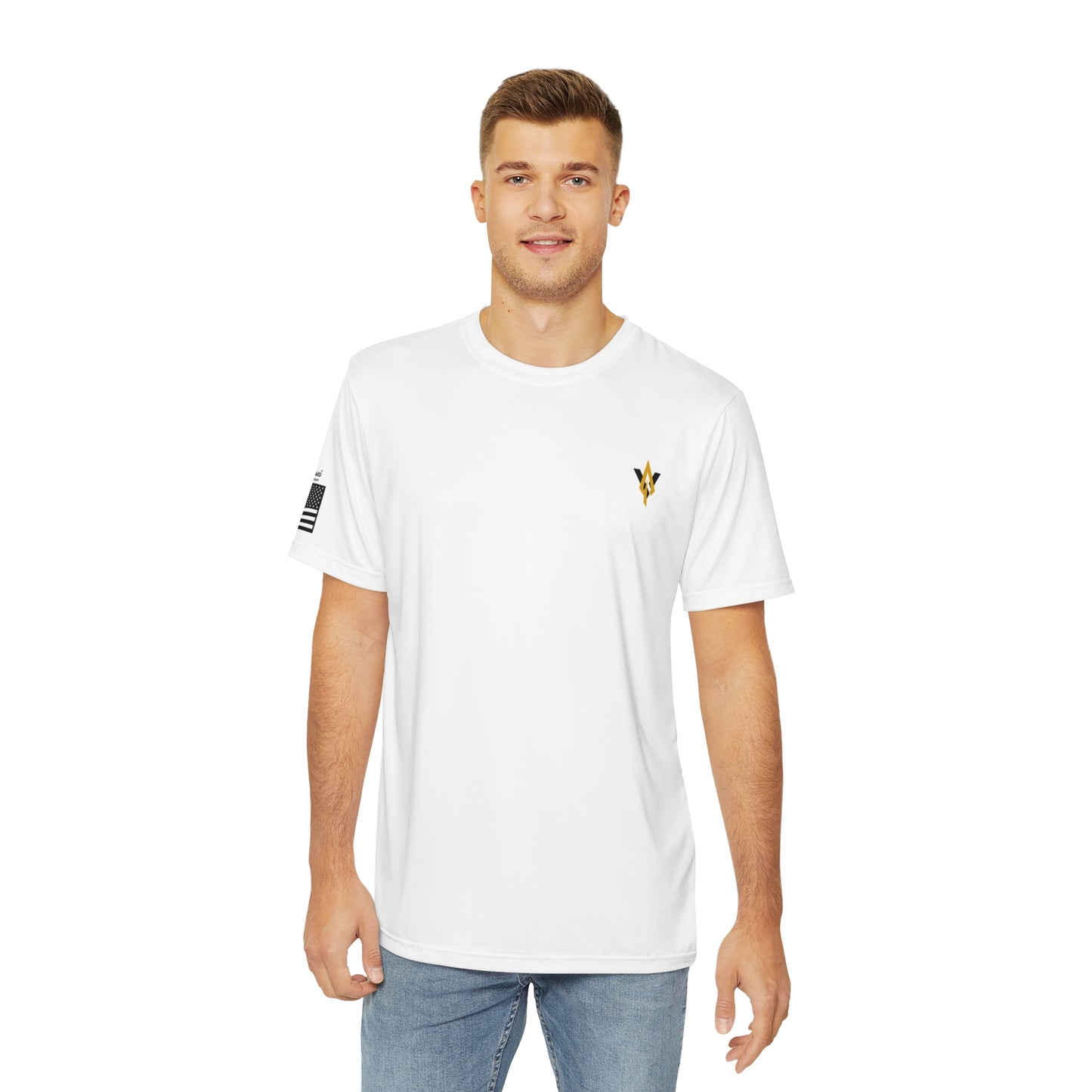 PT - no pain, no gain. Men's Polyester Tee - Vanguard Athletics - Be ready