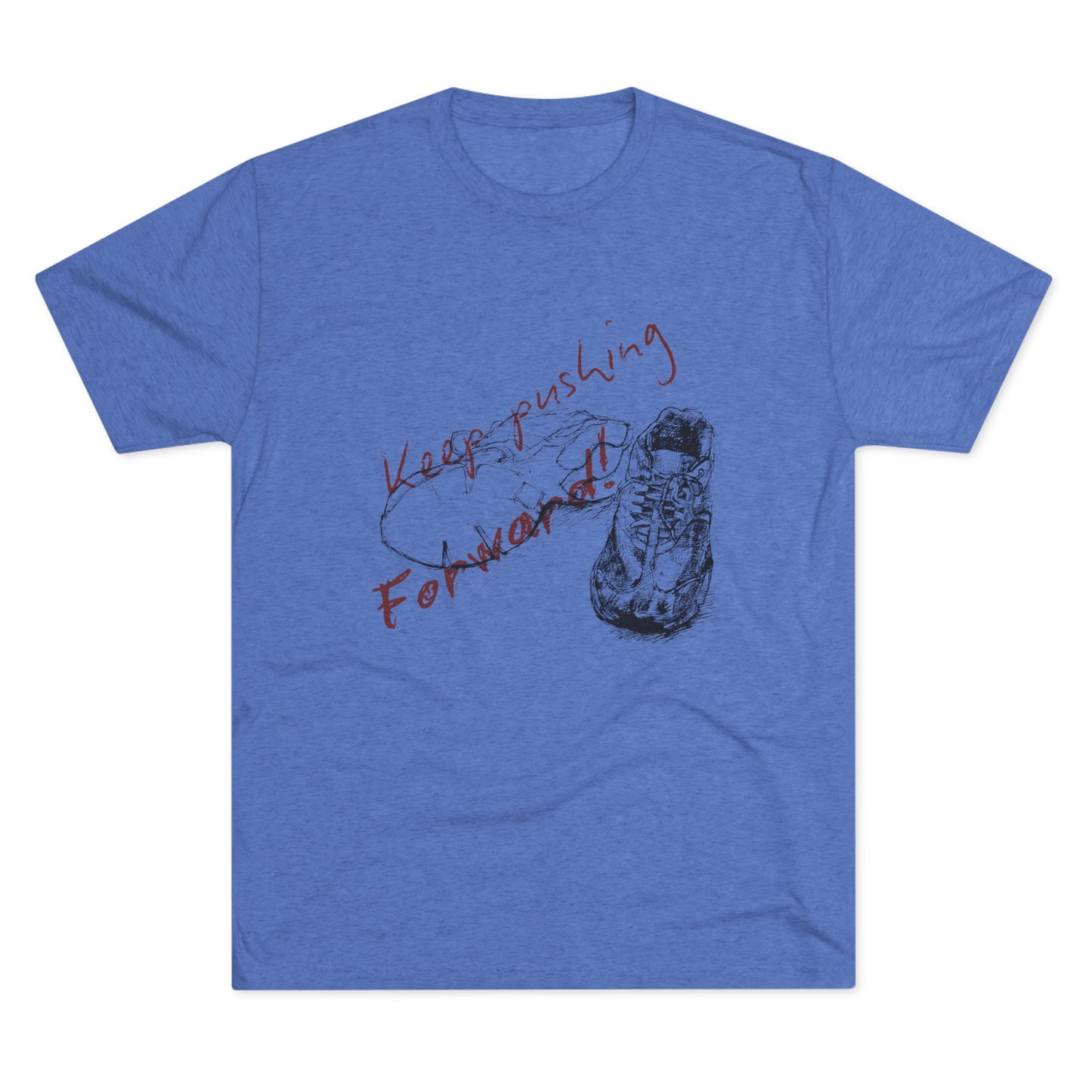 Unisex running motivation Tri-Blend Crew Tee - Vanguard Athletics - Be ready