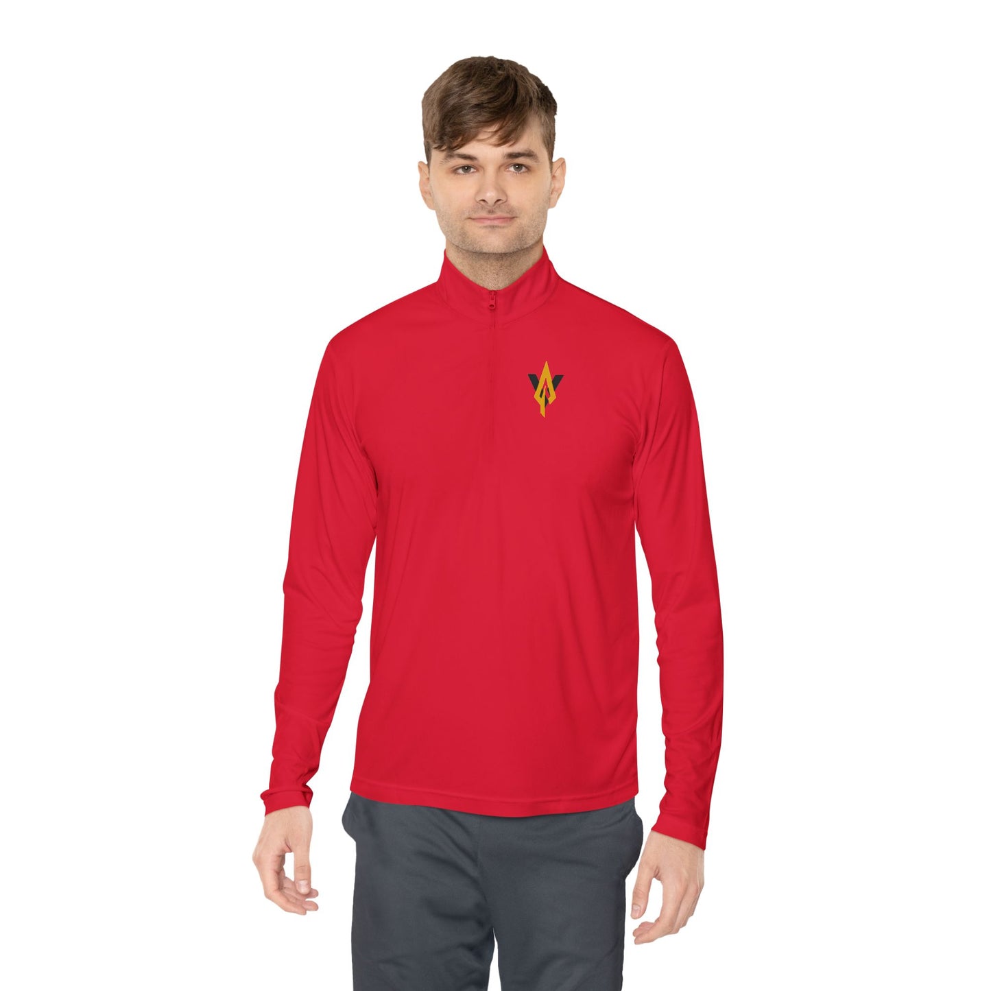 Fitness Collection - Men's warrior quarter-zip pull over - Vanguard Athletics - Be ready