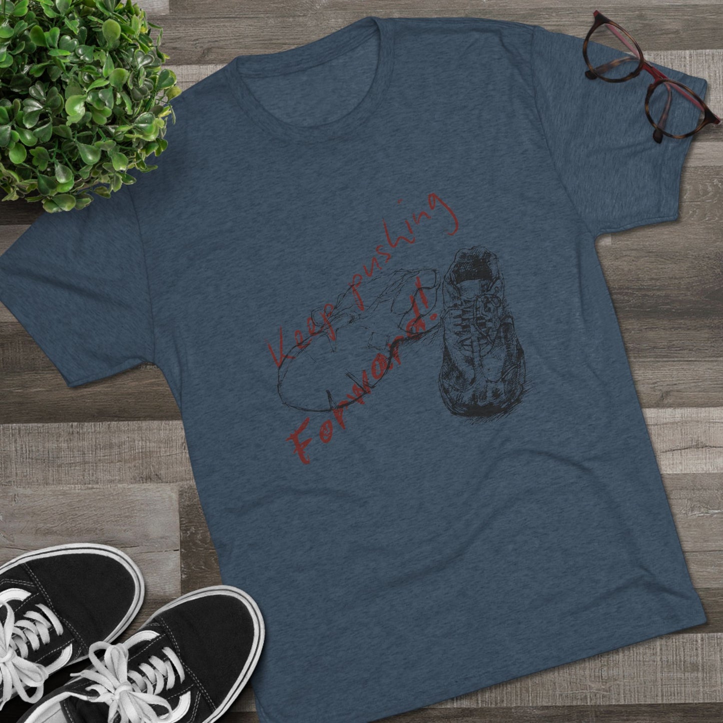Unisex running motivation Tri-Blend Crew Tee - Vanguard Athletics - Be ready