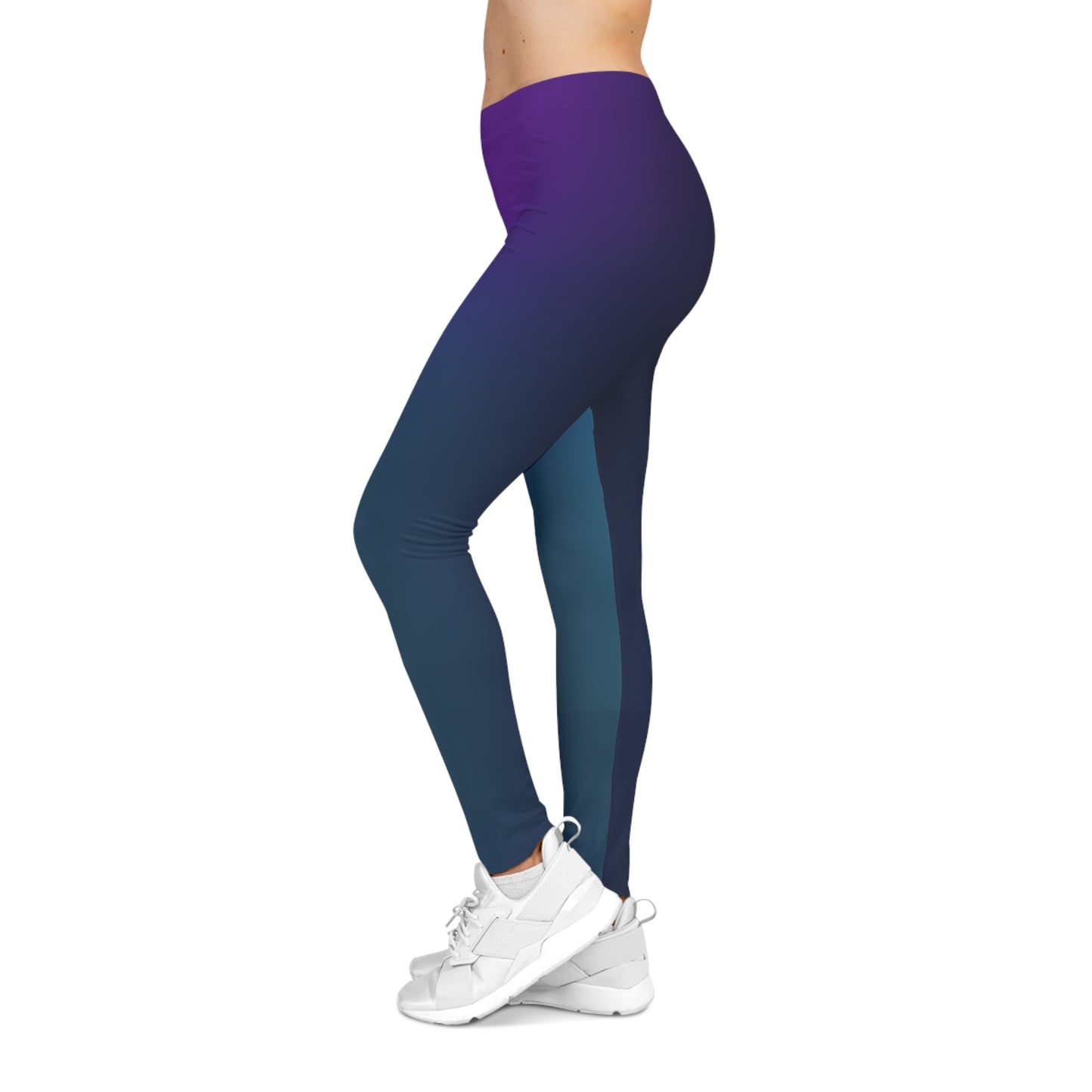 Gradient Women's Leggings, Stylish Yoga Pants - Fitness Training, Active Wear.