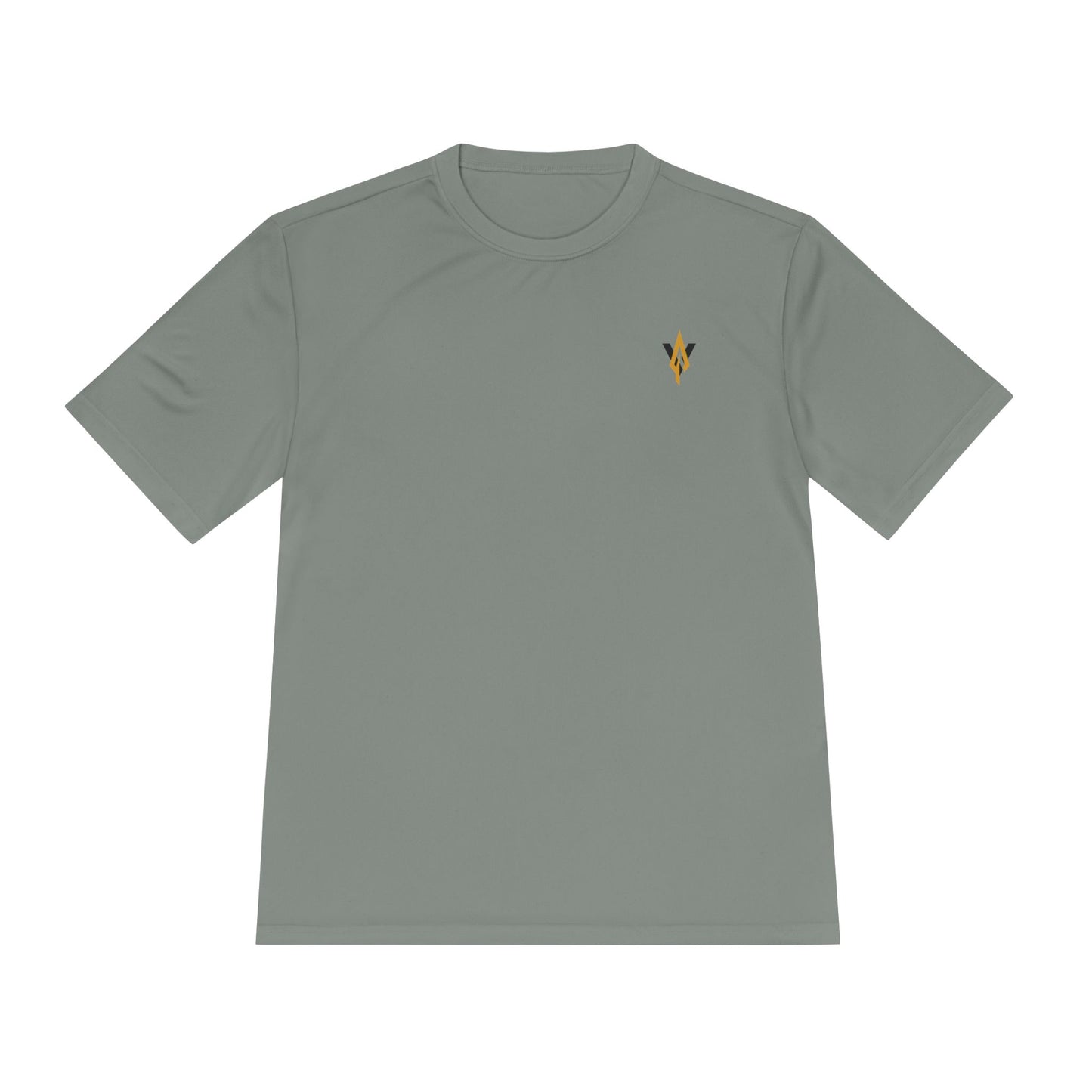 Fitness collection - Gold logo, Moisture wicking Tee - Vanguard Athletics - Be ready