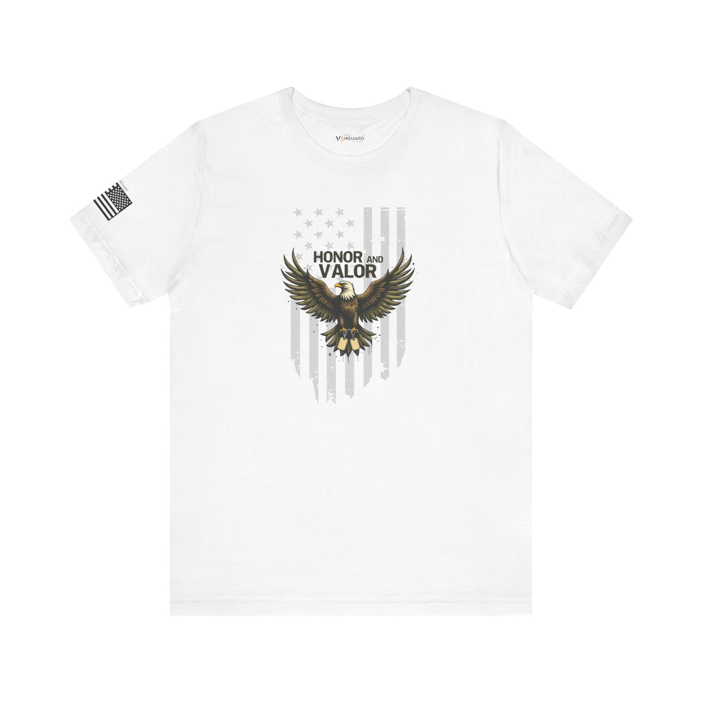 Honor and Valor Eagle Tee - Military appreciation - Vanguard Athletics - Be ready