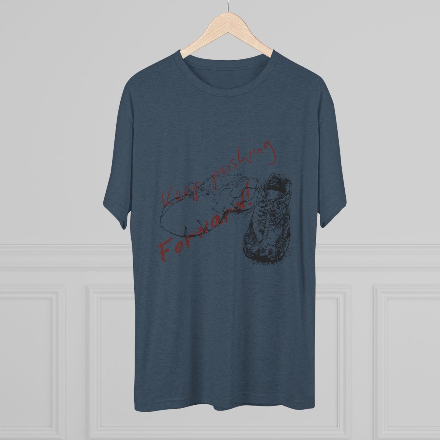 Unisex running motivation Tri-Blend Crew Tee - Vanguard Athletics - Be ready
