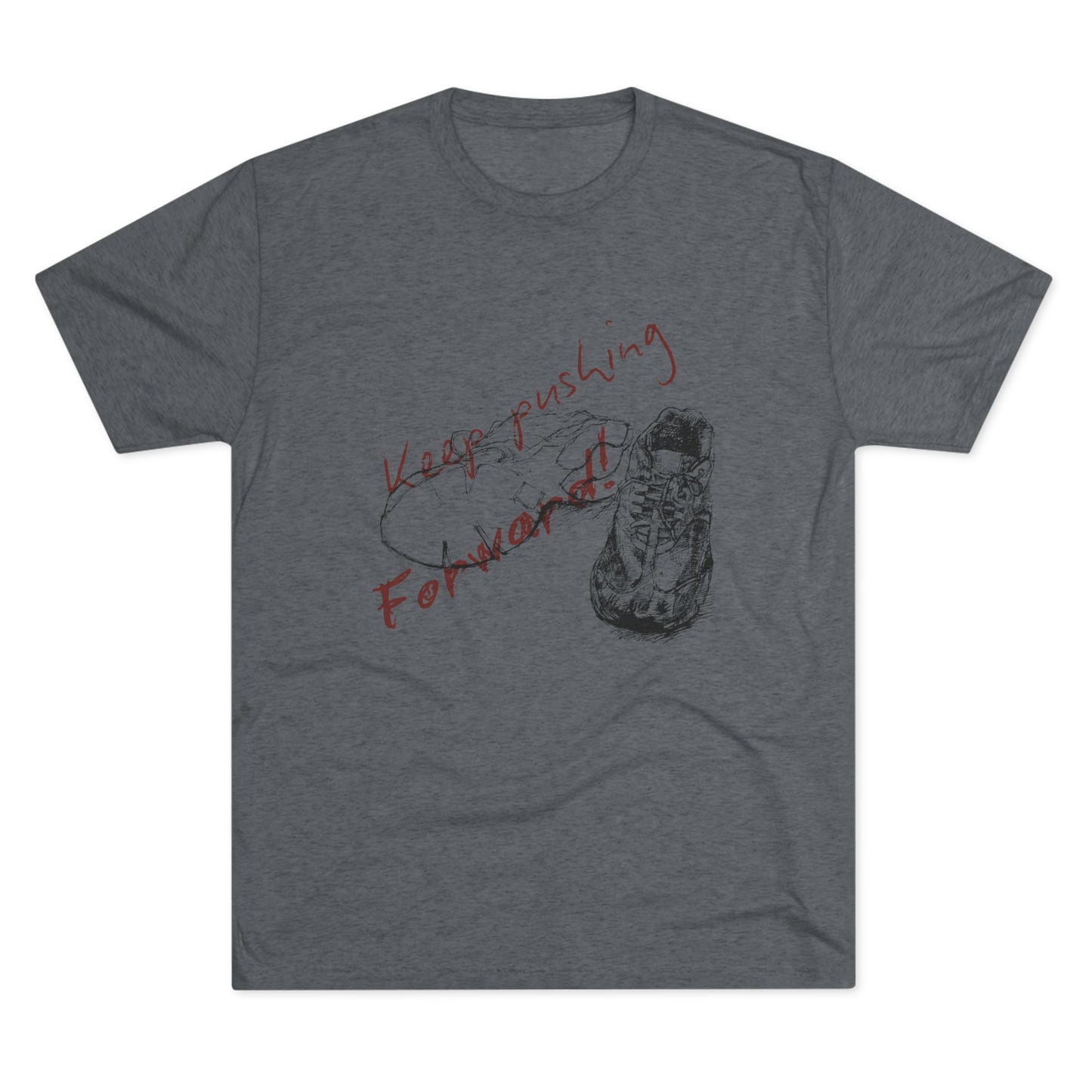Unisex running motivation Tri-Blend Crew Tee - Vanguard Athletics - Be ready