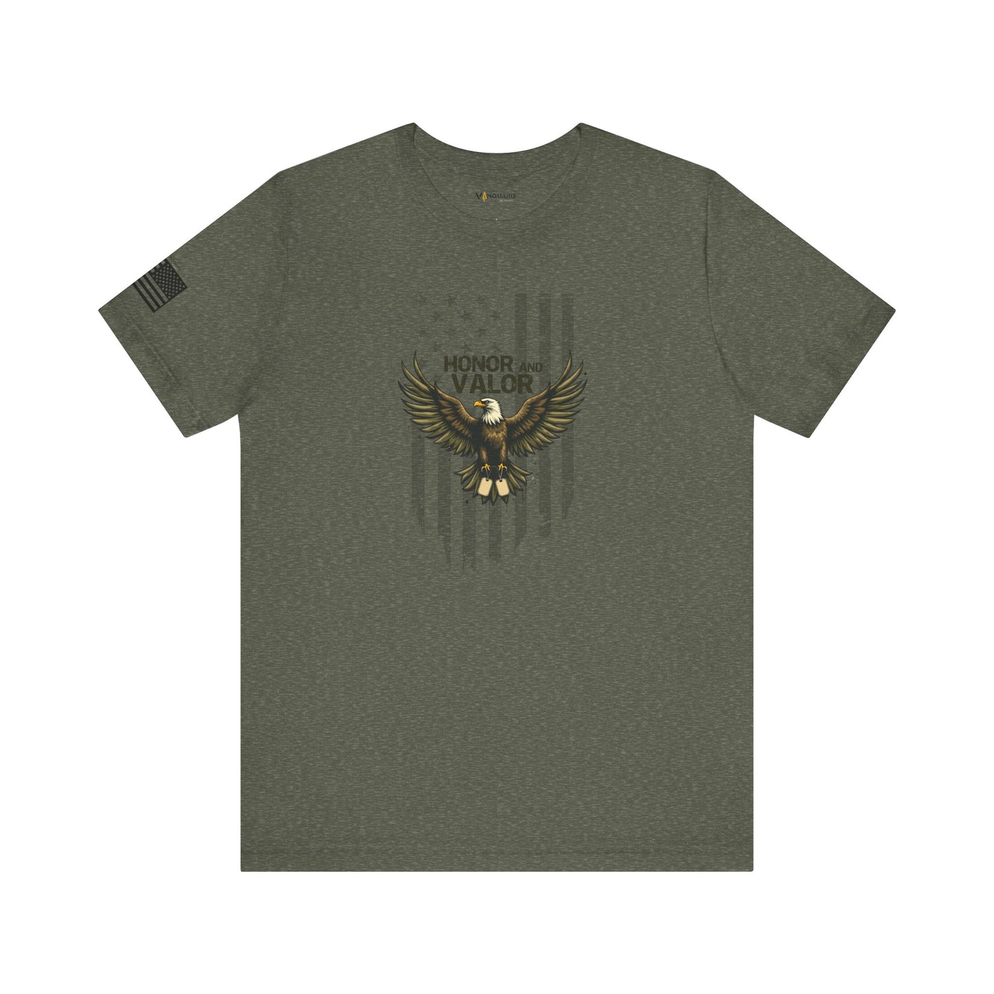Honor and Valor Eagle Tee - Military appreciation - Vanguard Athletics - Be ready