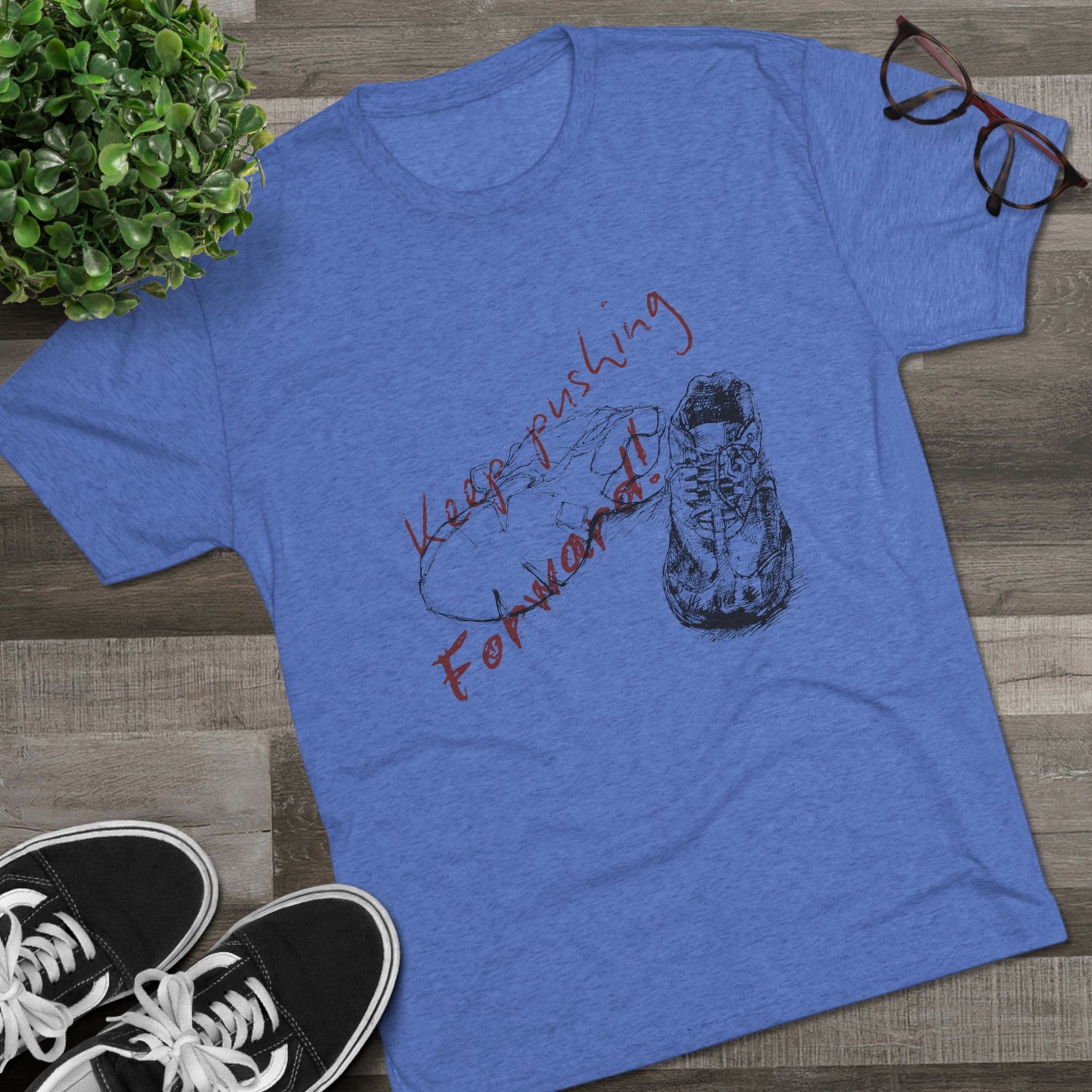 Unisex running motivation Tri-Blend Crew Tee - Vanguard Athletics - Be ready