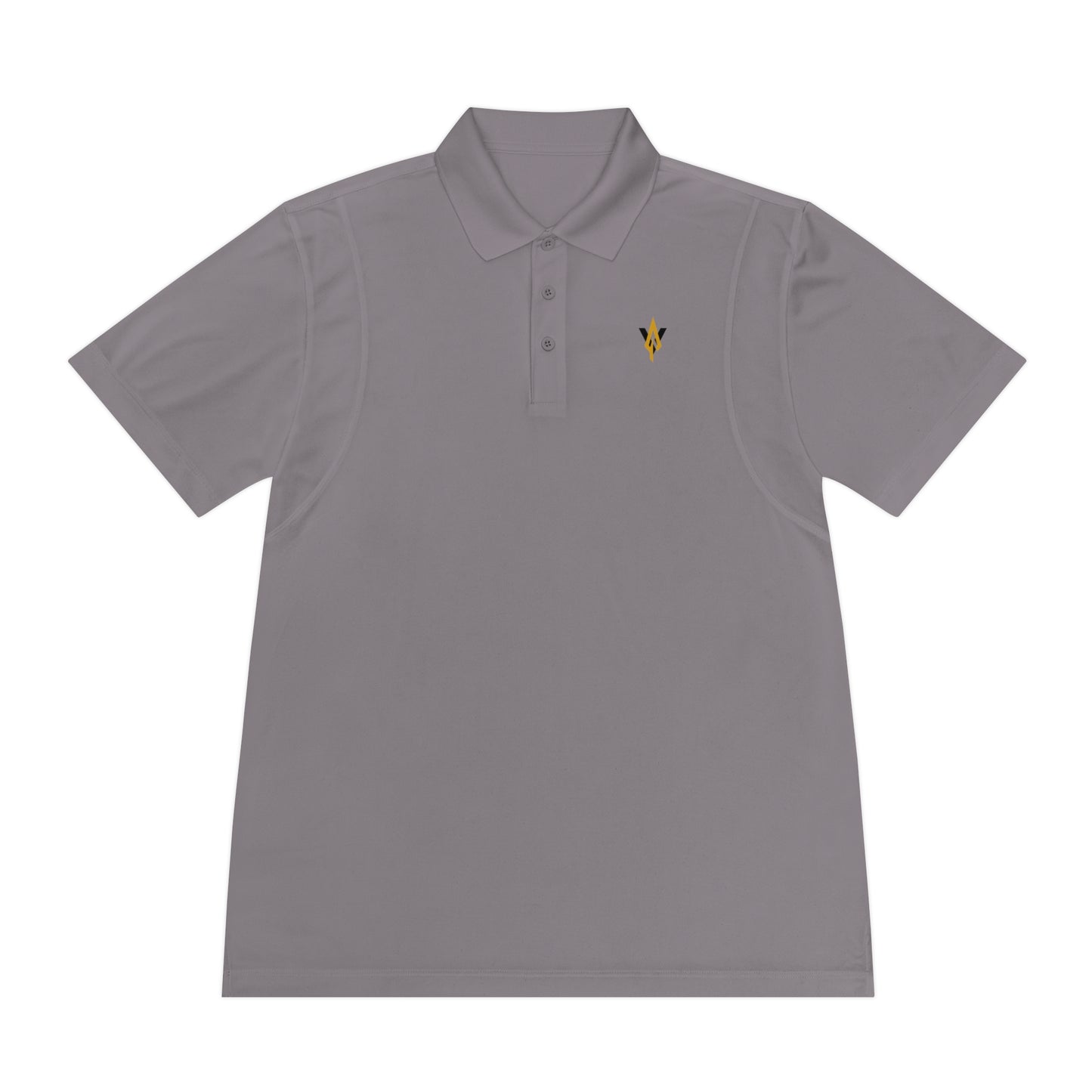 Vanguard gold logo, sport-tek polo shirt