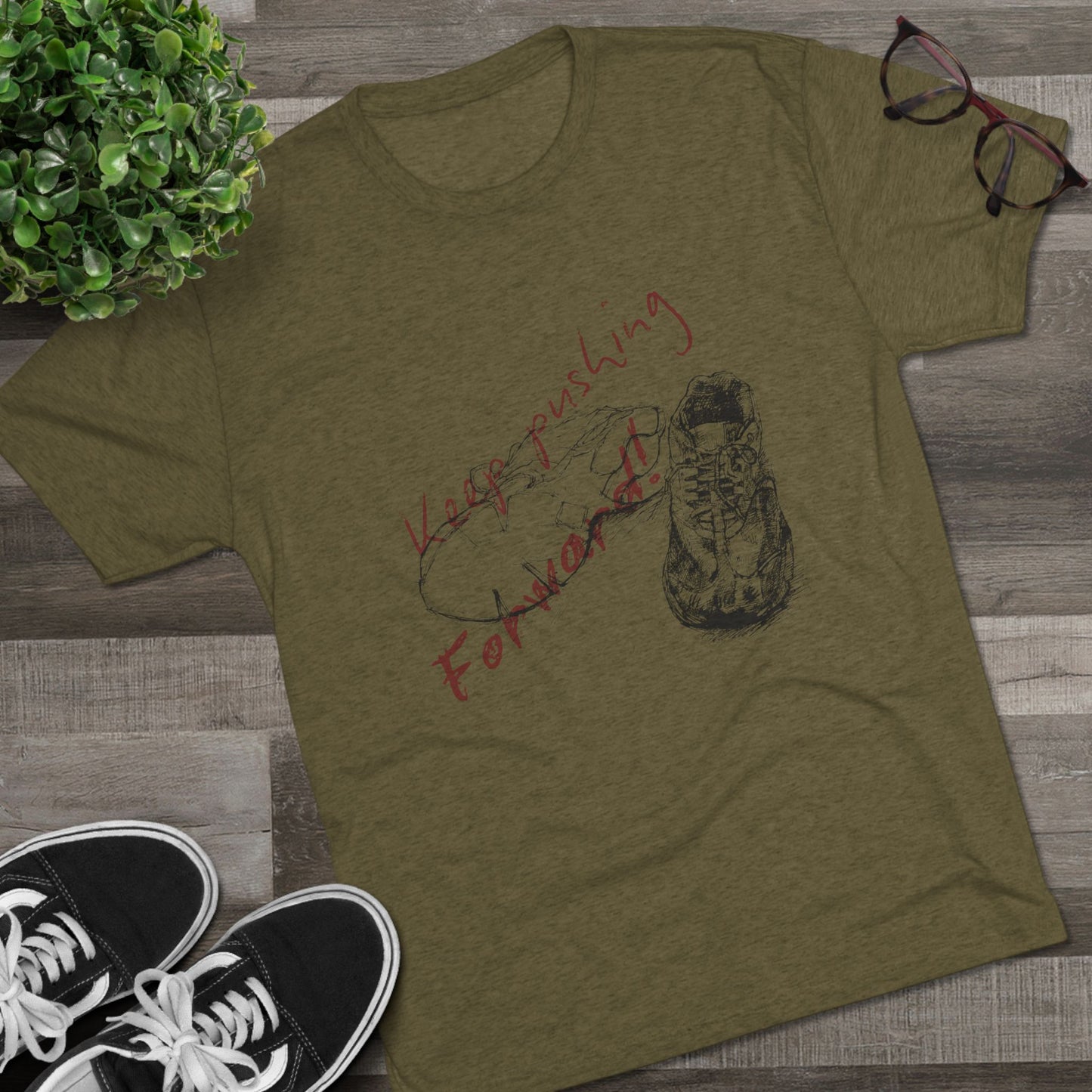 Unisex running motivation Tri-Blend Crew Tee - Vanguard Athletics - Be ready