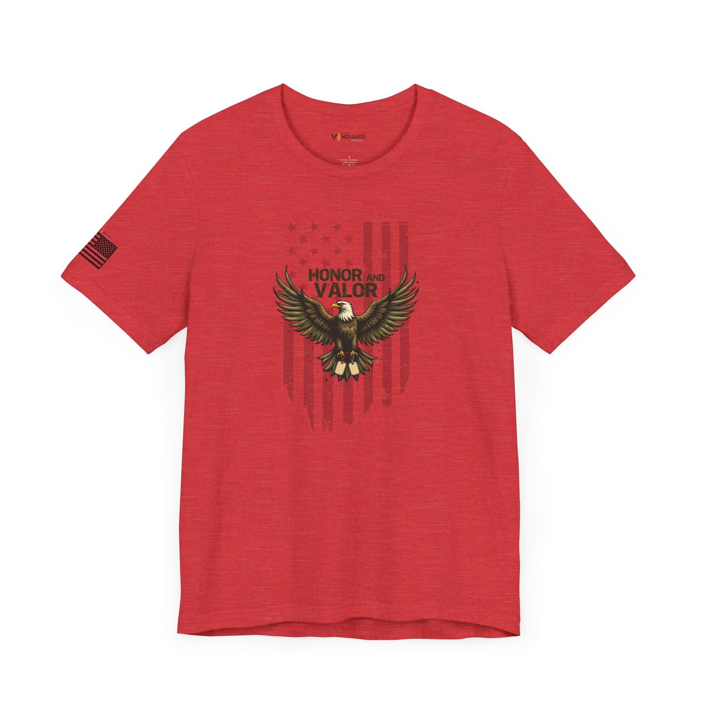Honor and Valor Eagle Tee - Military appreciation - Vanguard Athletics - Be ready