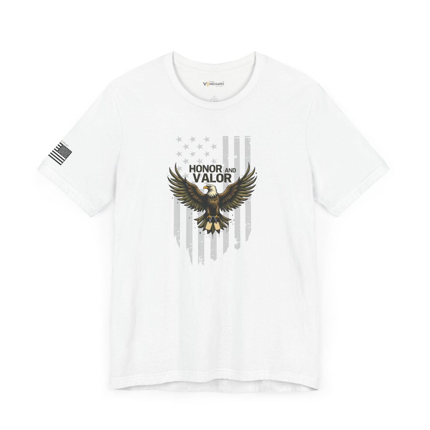 Honor and Valor Eagle Tee - Military appreciation - Vanguard Athletics - Be ready