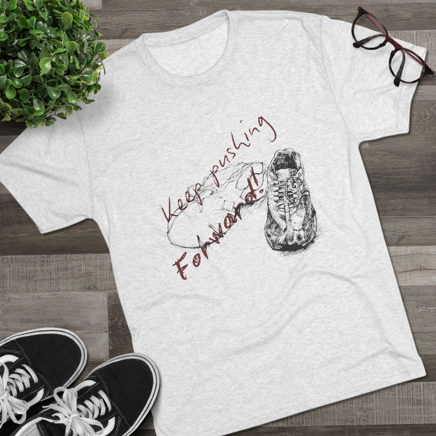 Unisex running motivation Tri-Blend Crew Tee - Vanguard Athletics - Be ready