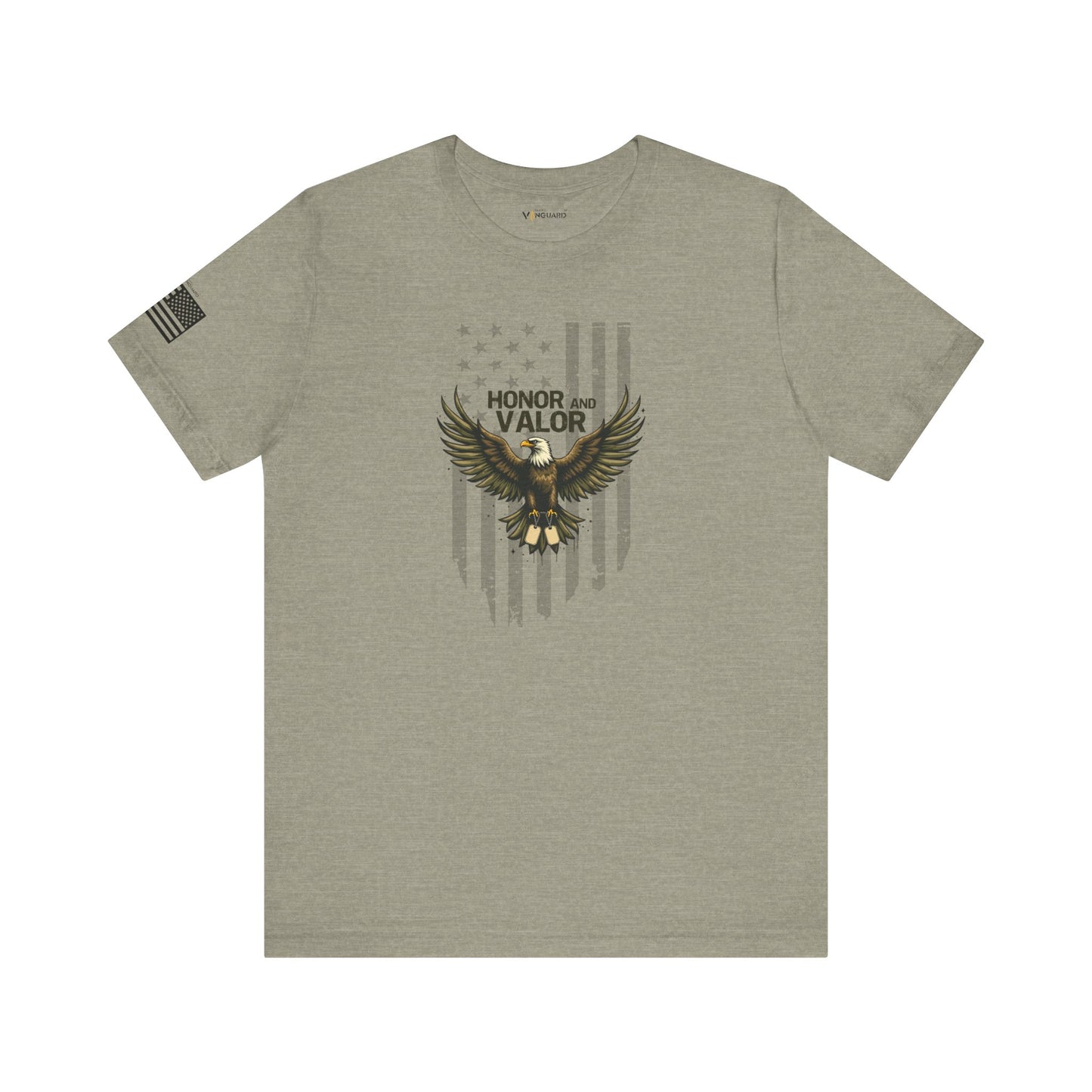 Honor and Valor Eagle Tee - Military appreciation - Vanguard Athletics - Be ready