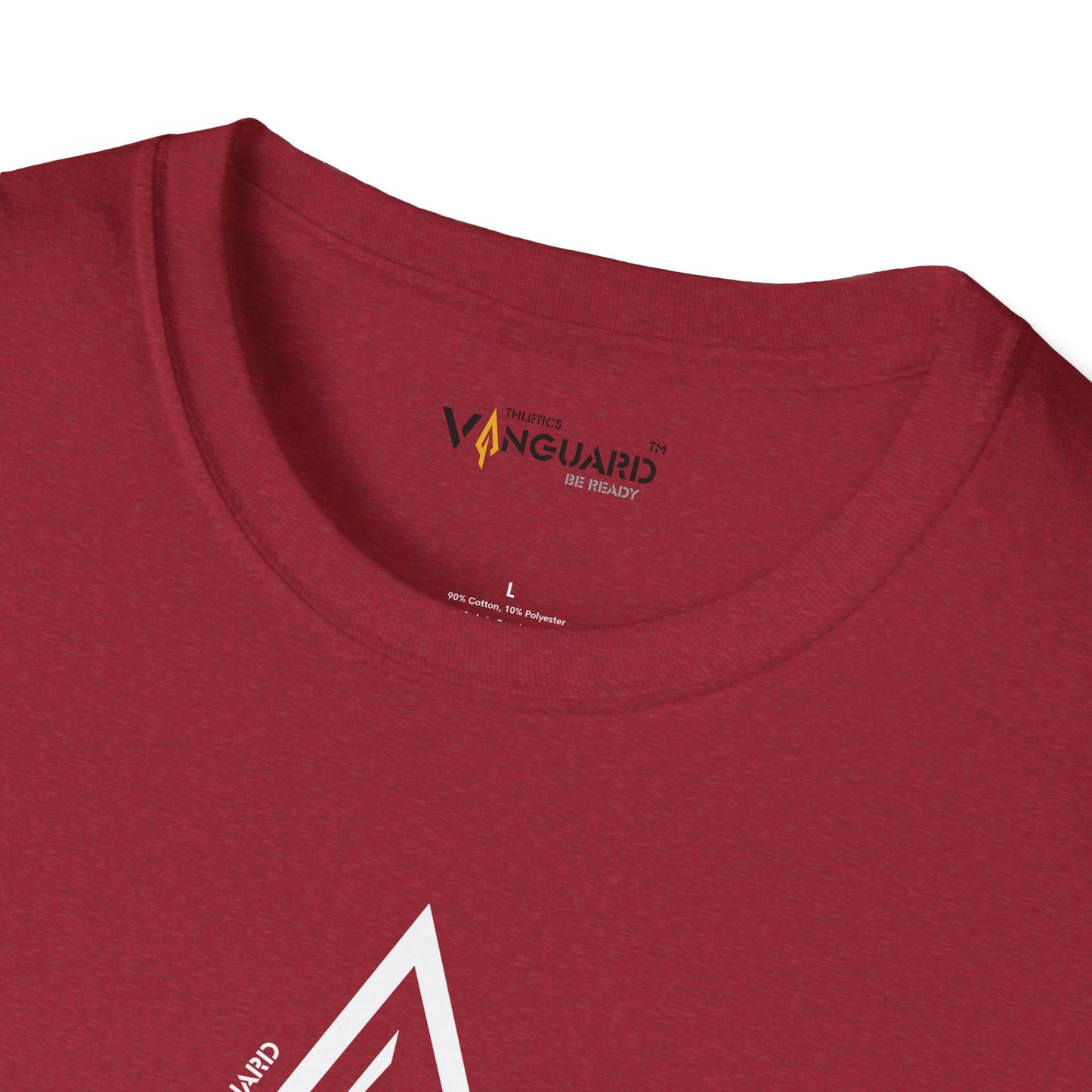 Vanguard Athletics Designs Collection - Woman's Warrior side spear white logo - Vanguard Athletics - Be ready