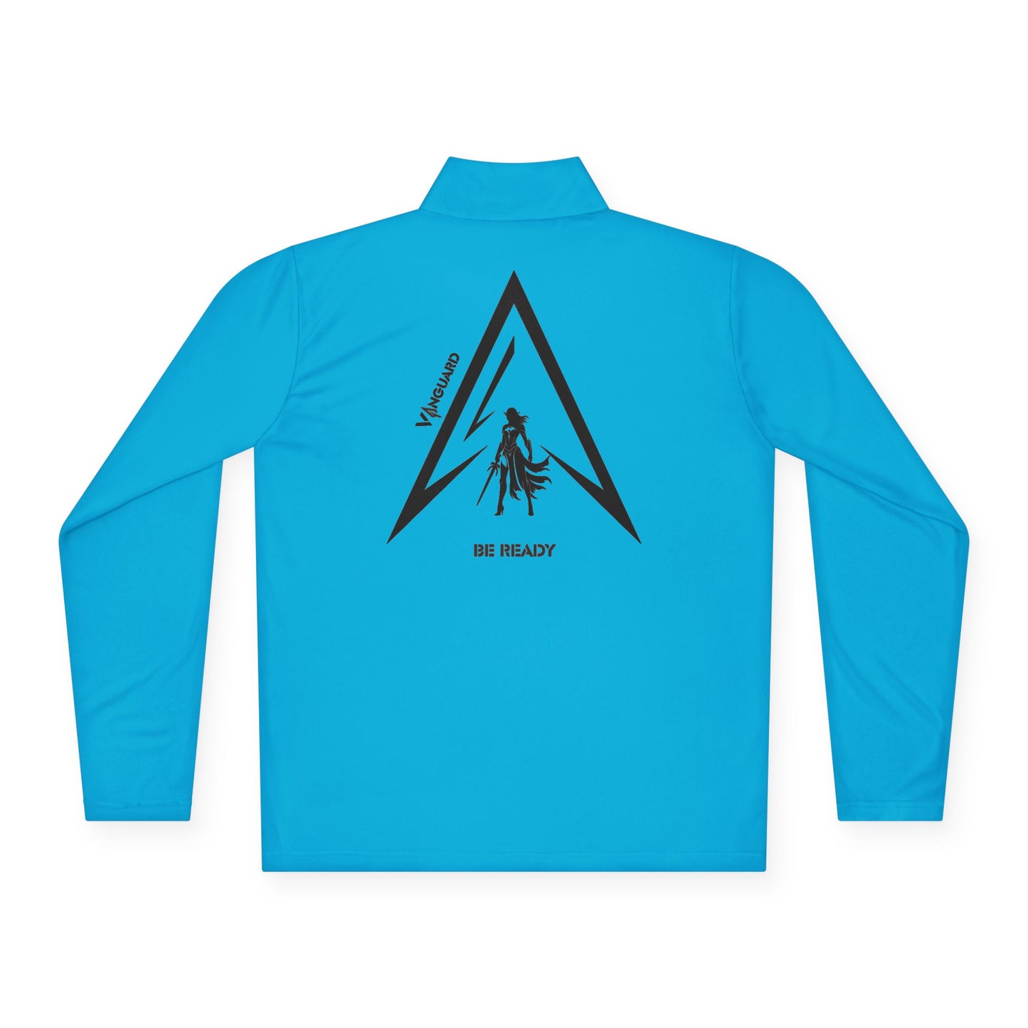 Fitness Collection - Woman's Warrior side quarter - zip pull over - Vanguard Athletics - Be ready