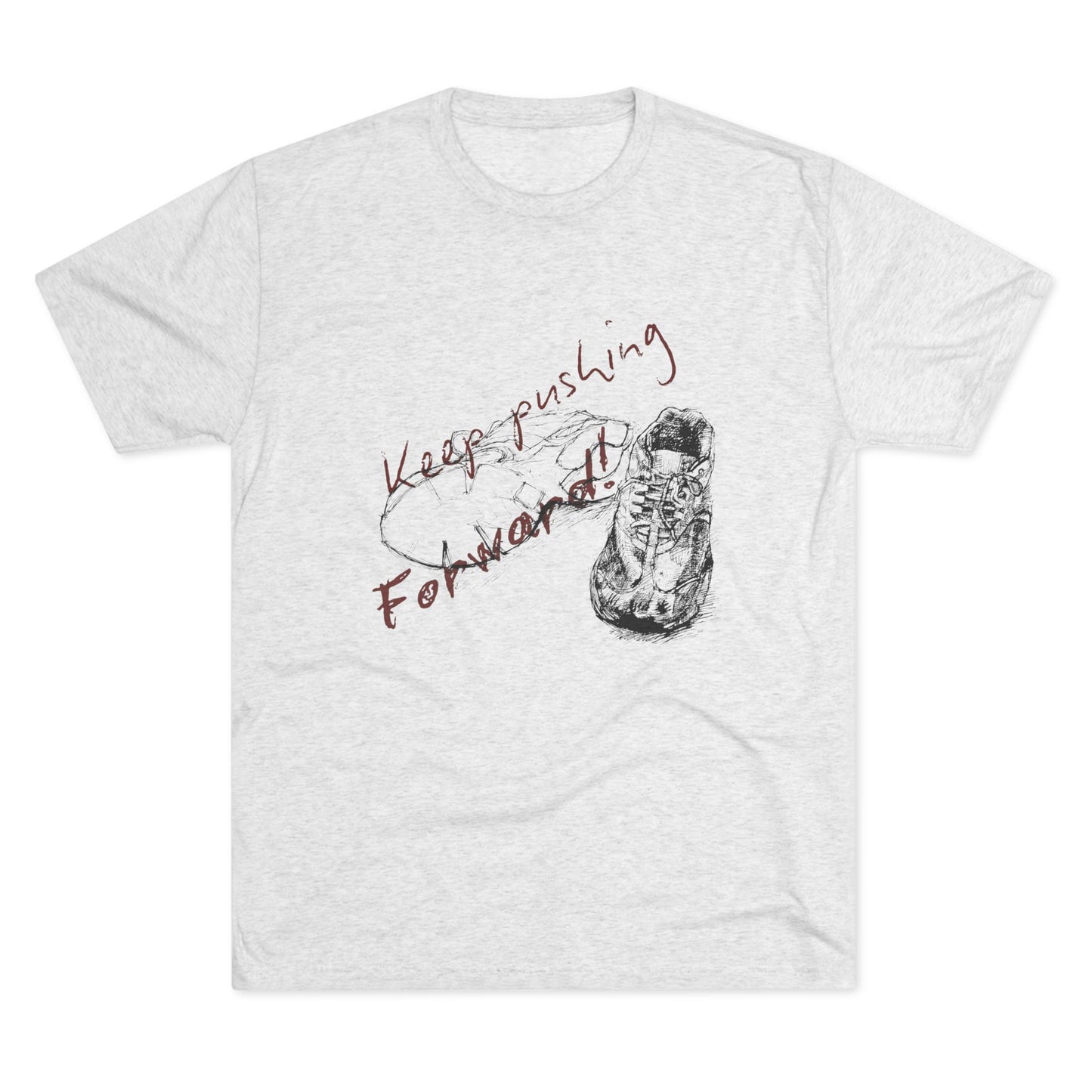 Unisex running motivation Tri-Blend Crew Tee - Vanguard Athletics - Be ready