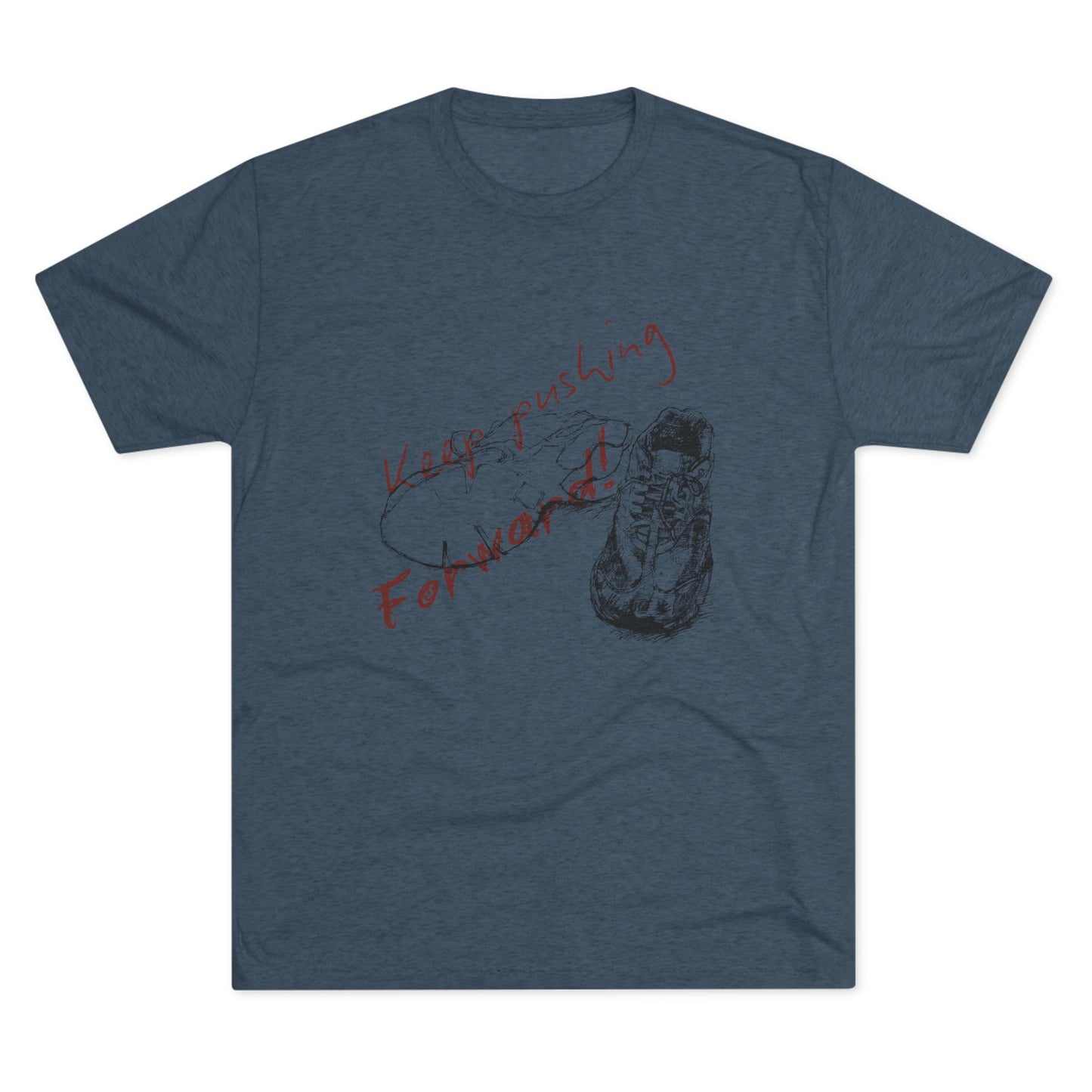 Unisex running motivation Tri-Blend Crew Tee - Vanguard Athletics - Be ready