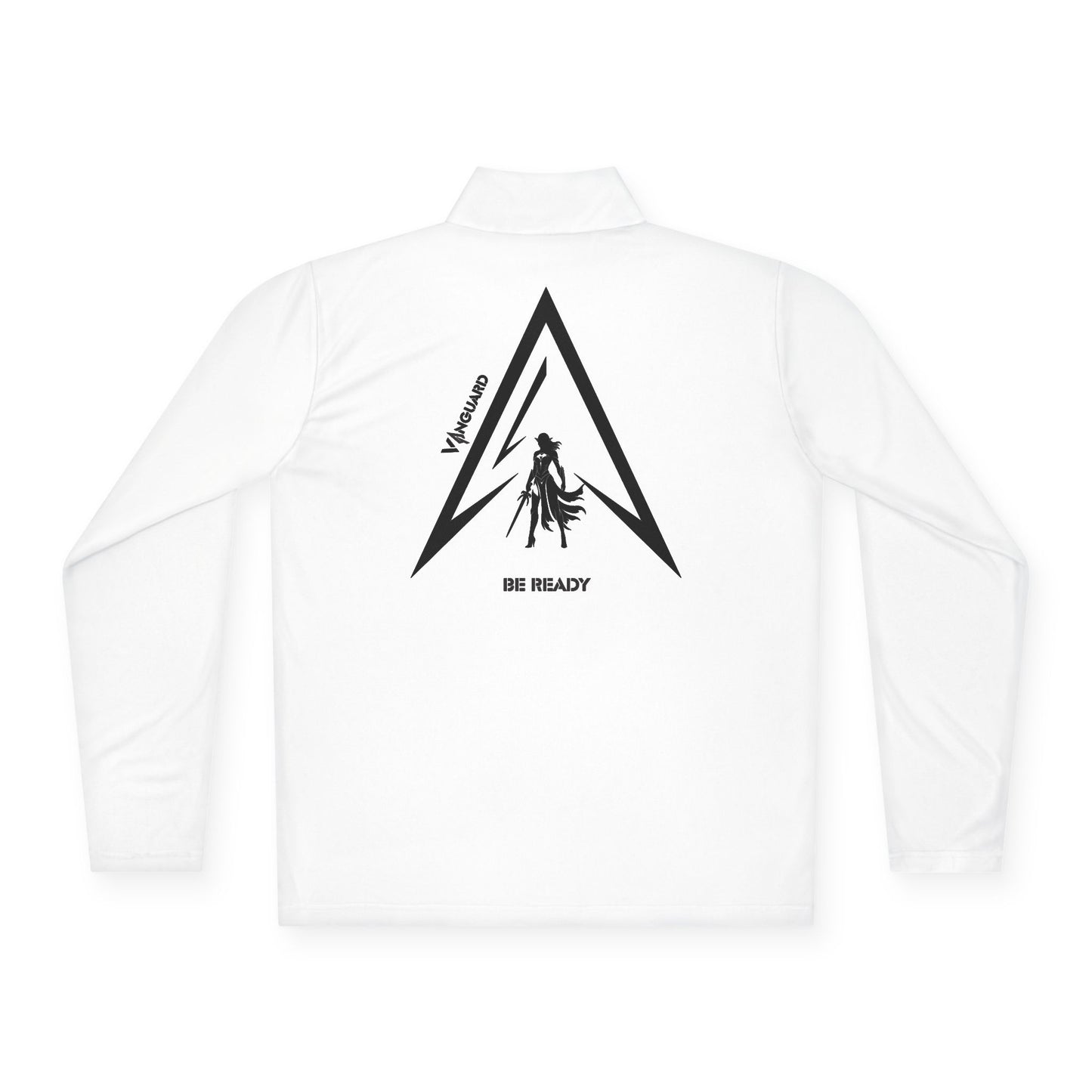 Fitness Collection - Woman's Warrior side quarter - zip pull over - Vanguard Athletics - Be ready