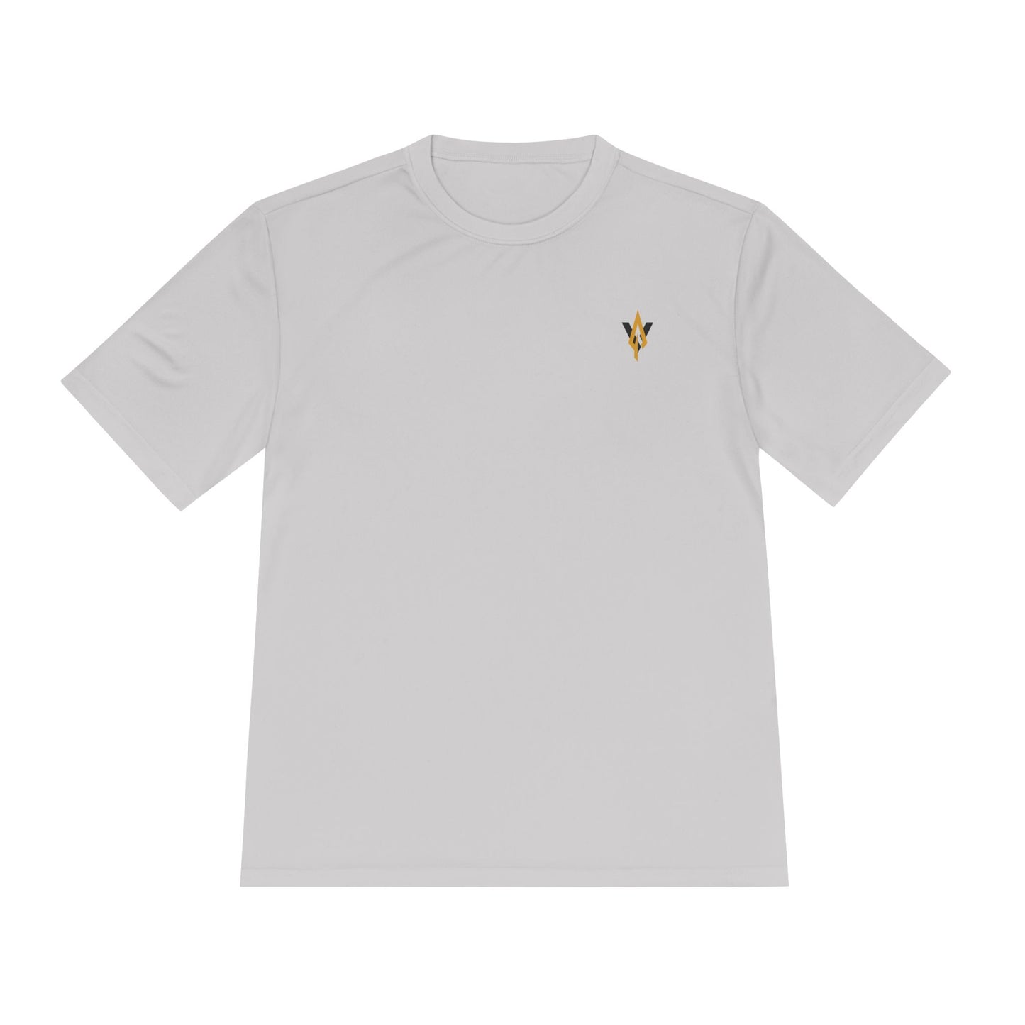 Fitness collection - Gold logo, Moisture wicking Tee - Vanguard Athletics - Be ready