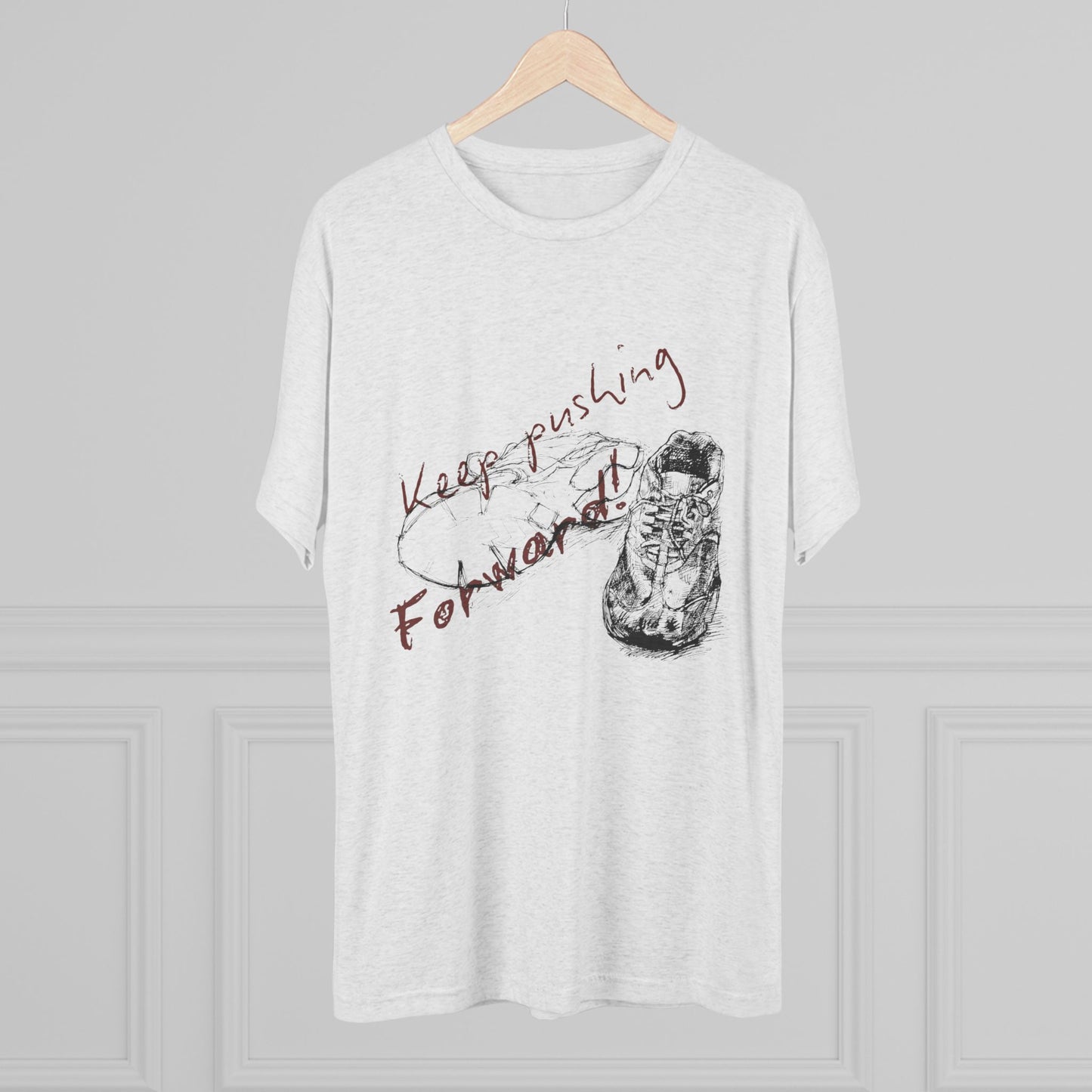 Unisex running motivation Tri-Blend Crew Tee - Vanguard Athletics - Be ready