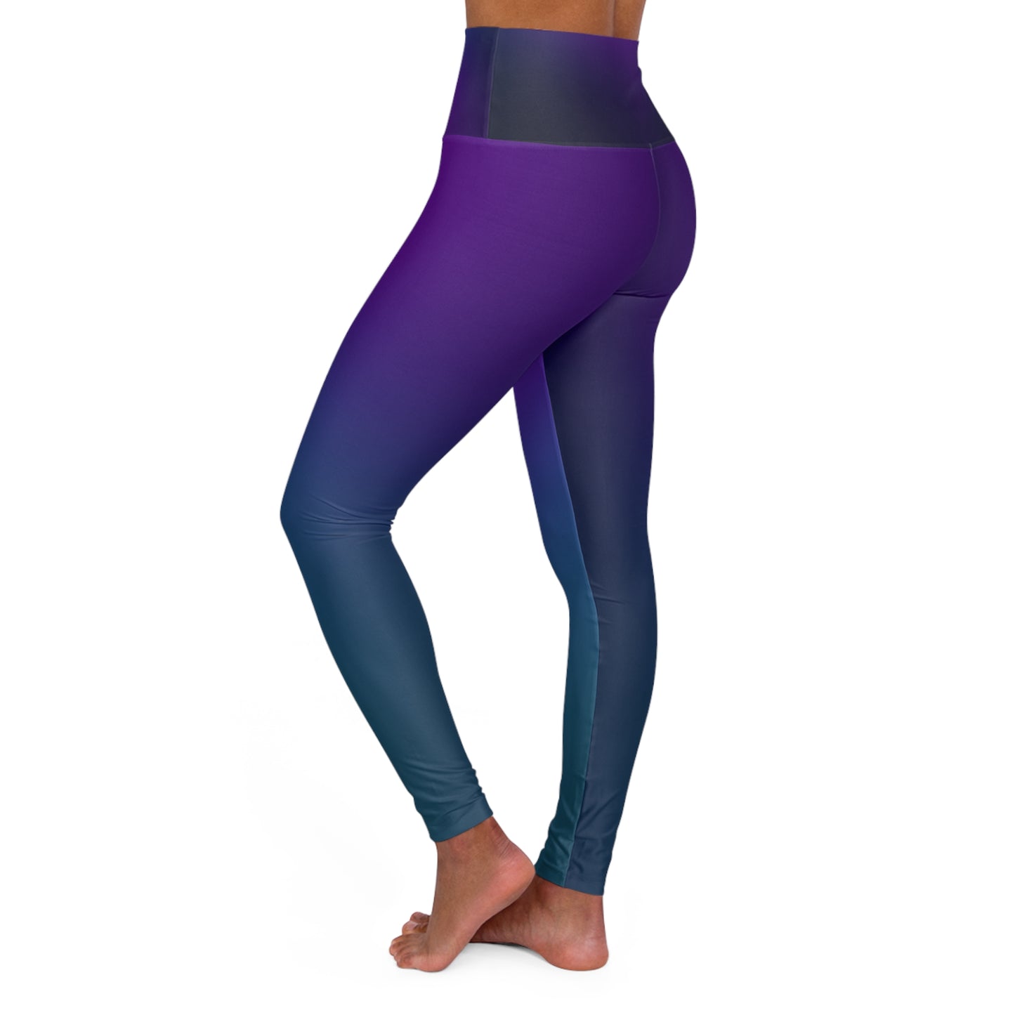 Ombré High Waisted Yoga Leggings - Active Wear, Yoga, Workouts and Outdoors.