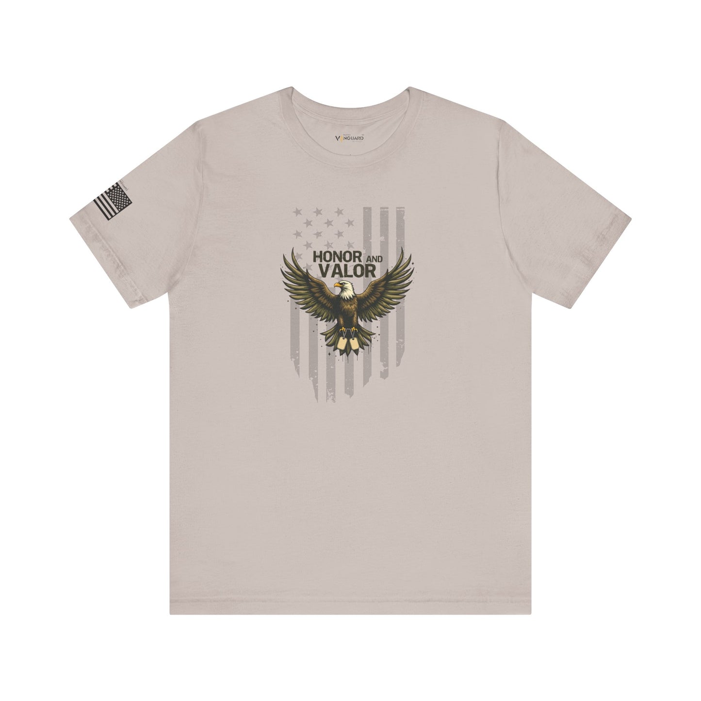 Honor and Valor Eagle Tee - Military appreciation - Vanguard Athletics - Be ready