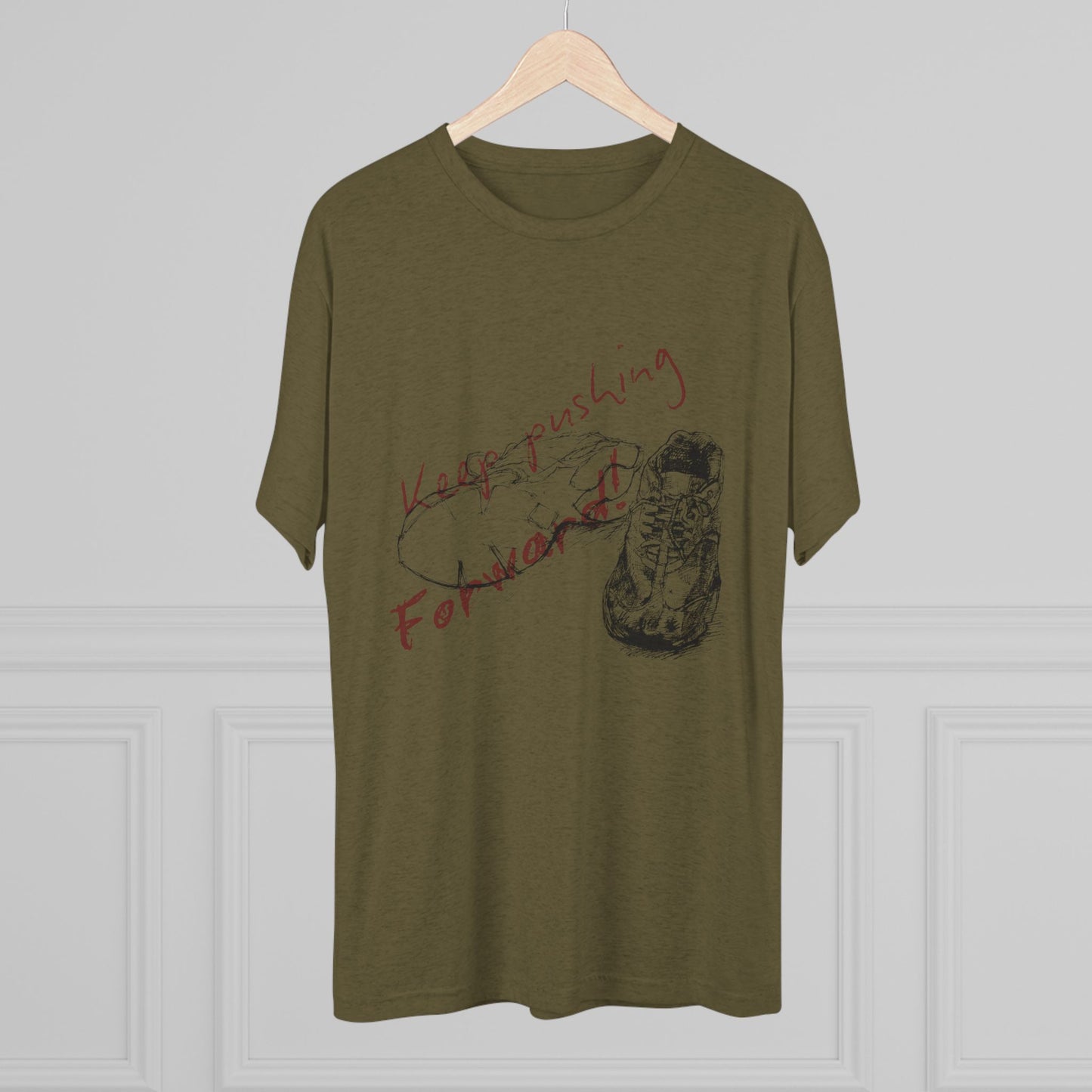Unisex running motivation Tri-Blend Crew Tee - Vanguard Athletics - Be ready