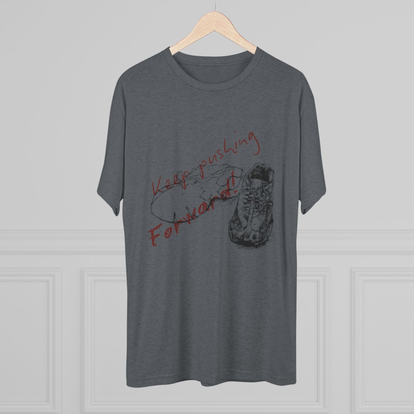 Unisex running motivation Tri-Blend Crew Tee - Vanguard Athletics - Be ready