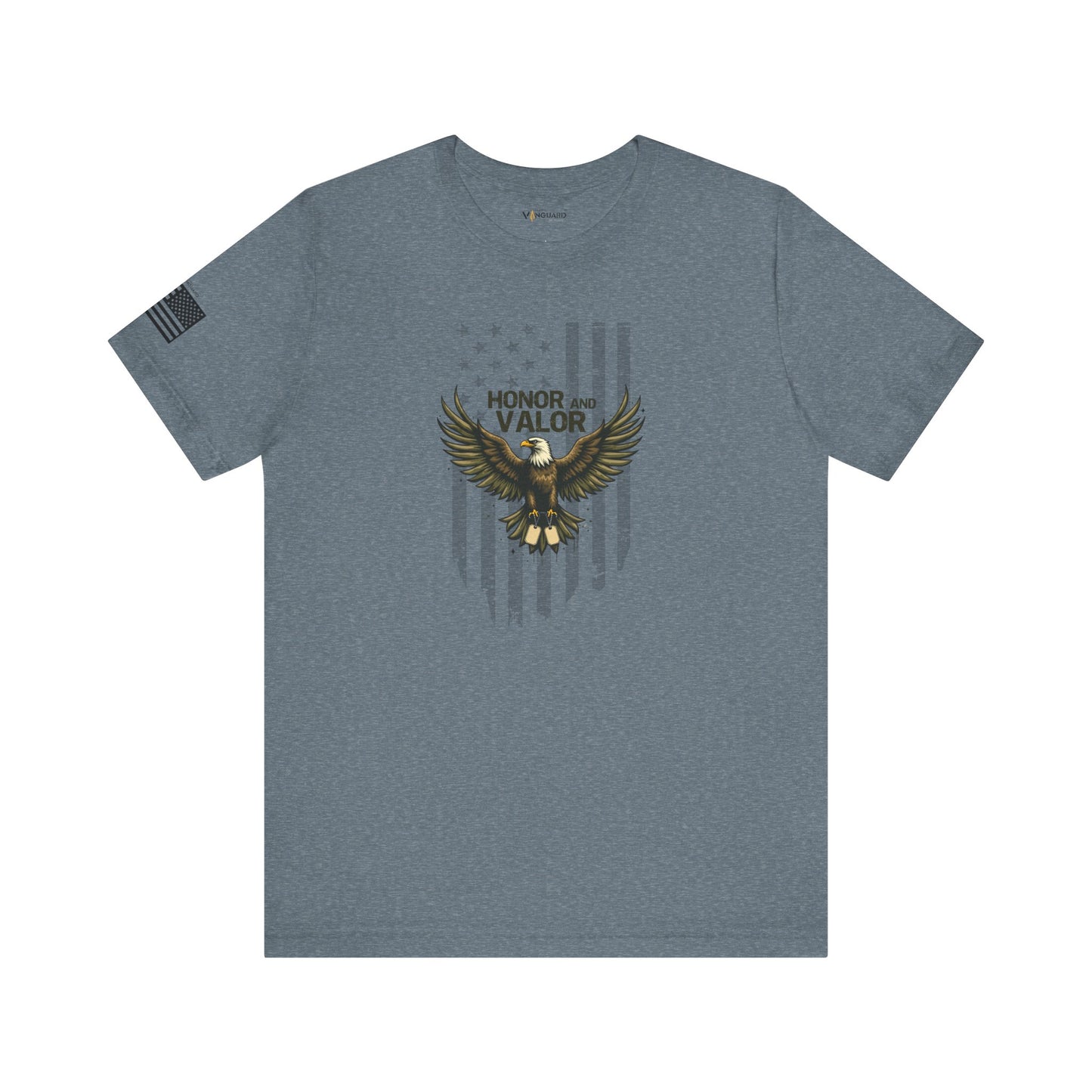 Honor and Valor Eagle Tee - Military appreciation - Vanguard Athletics - Be ready