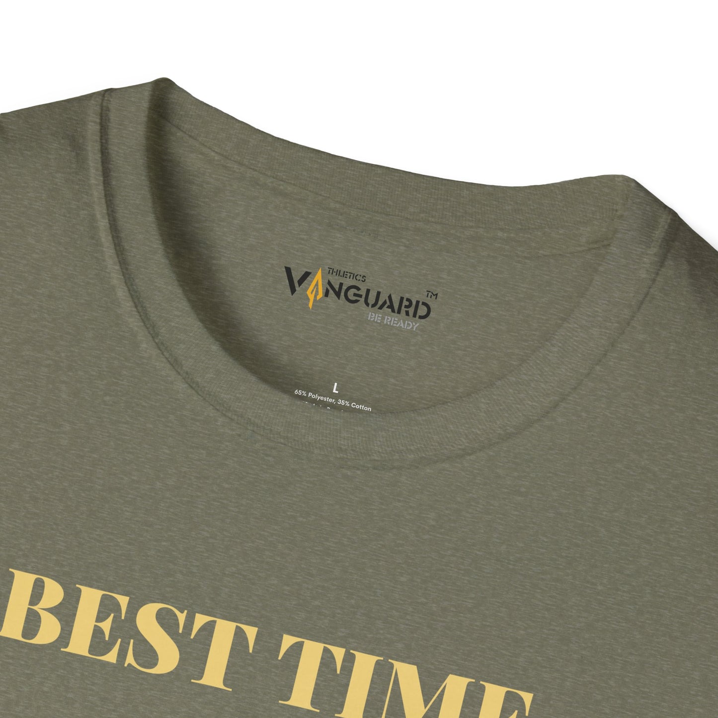 Gym motivation - "Best Time to Start Now" Unisex Softstyle - Vanguard Athletics - Be ready