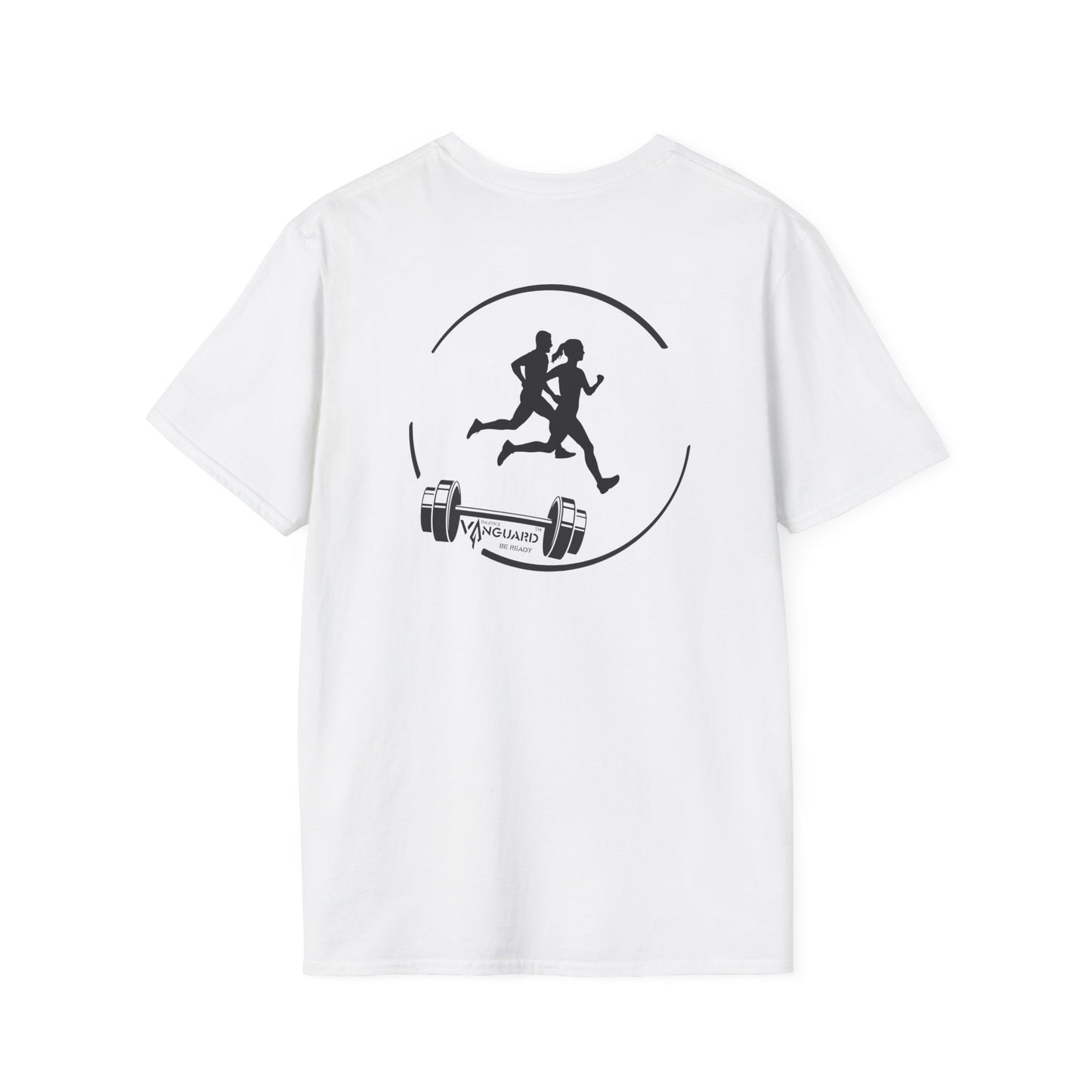 Sports Collection - running enthusiast and silver spear logo - Vanguard Athletics - Be ready