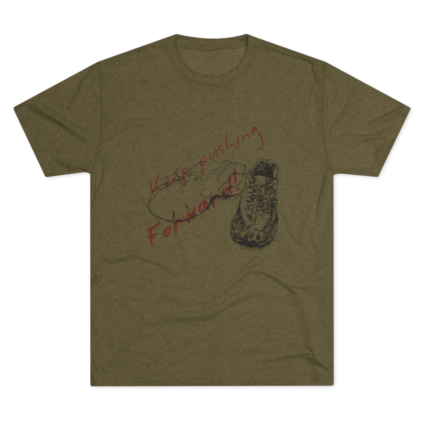 Unisex running motivation Tri-Blend Crew Tee - Vanguard Athletics - Be ready