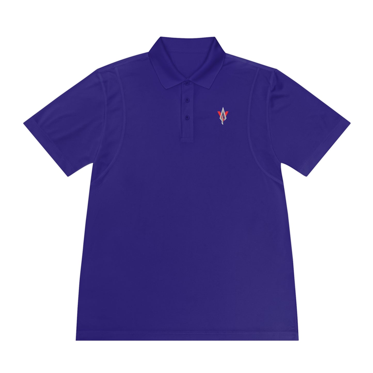 Vanguard red/silver logo, sport-tek polo shirt - Vanguard Athletics - Be ready