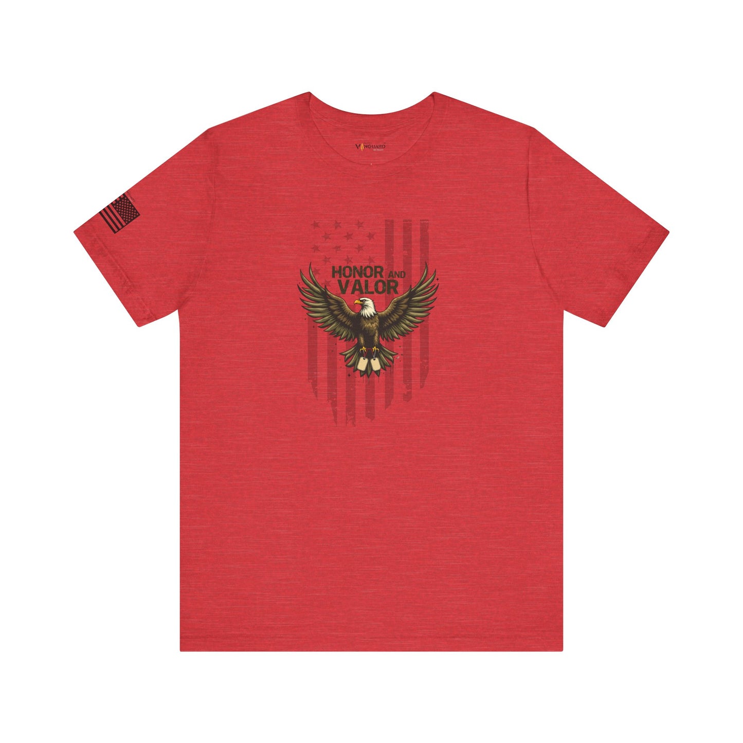 Honor and Valor Eagle Tee - Military appreciation - Vanguard Athletics - Be ready