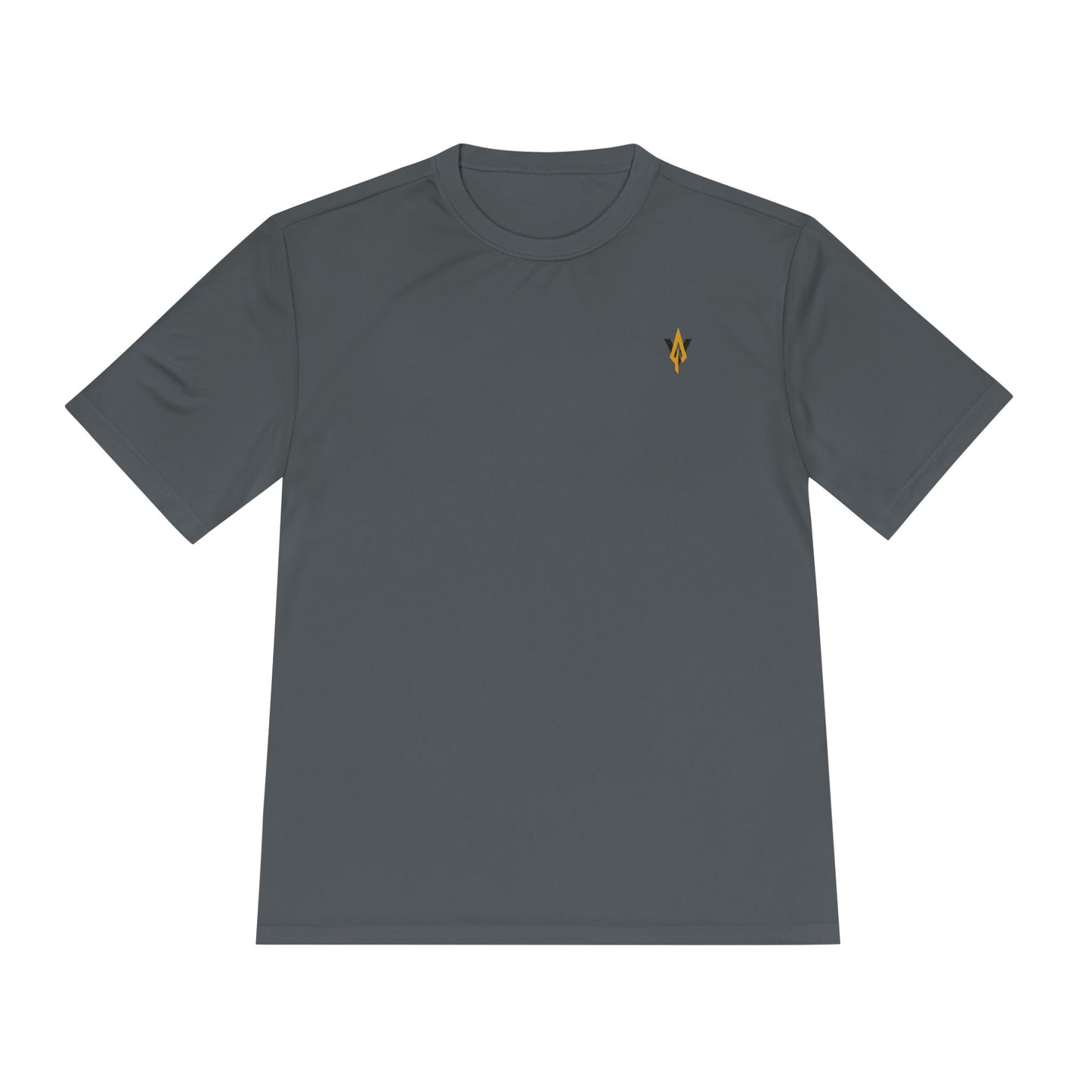 Vanguard gold spear logo, Moisture Wicking Unisex Tee for workouts