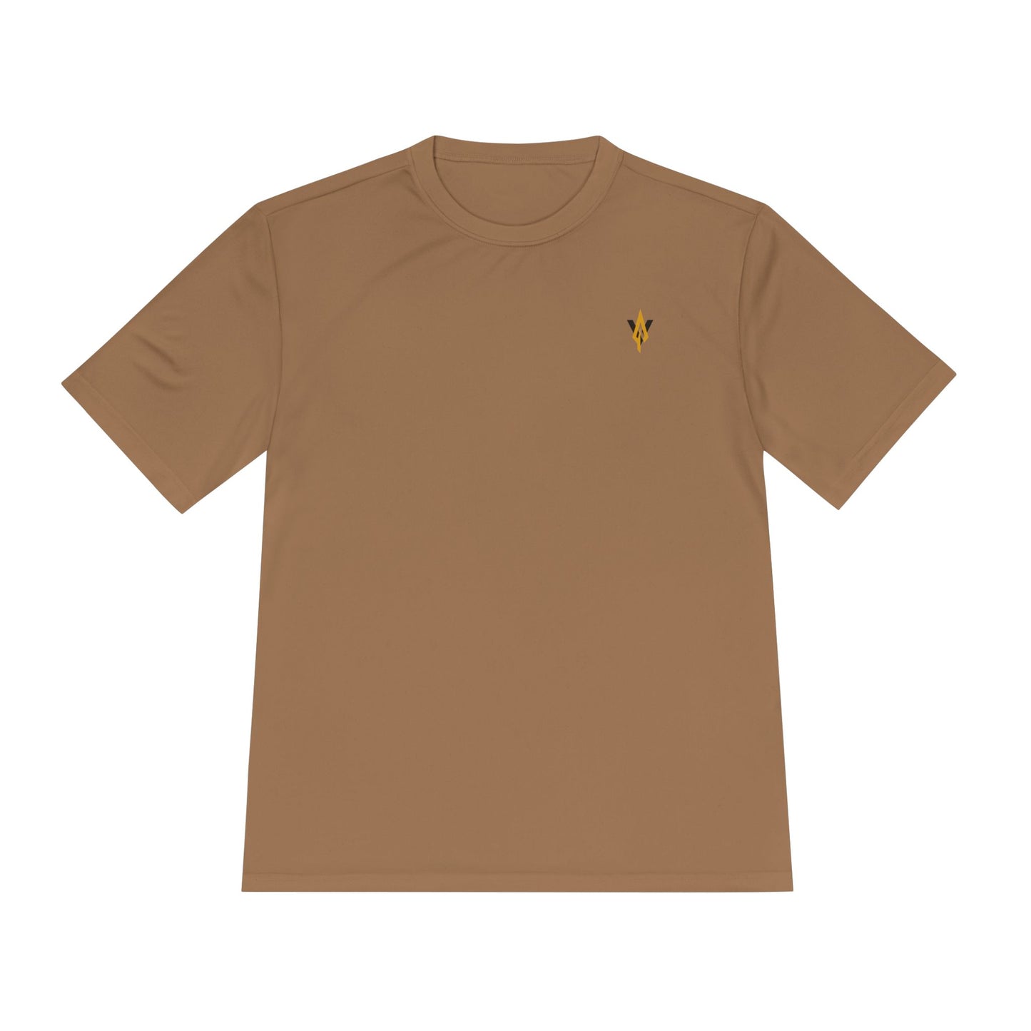 Vanguard gold spear logo, Moisture Wicking Unisex Tee for workouts