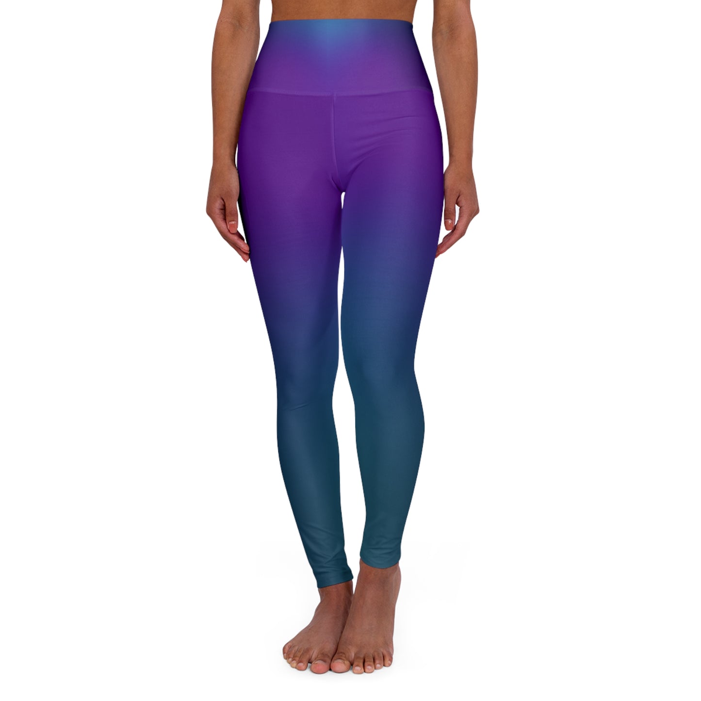 Ombré High Waisted Yoga Leggings - Active Wear, Yoga, Workouts and Outdoors.