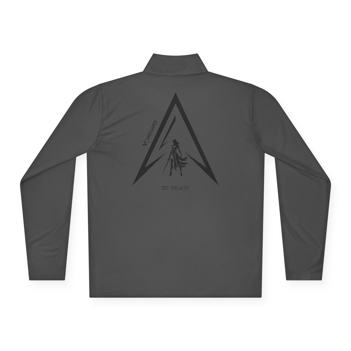 Fitness Collection - Woman's Warrior side quarter - zip pull over - Vanguard Athletics - Be ready