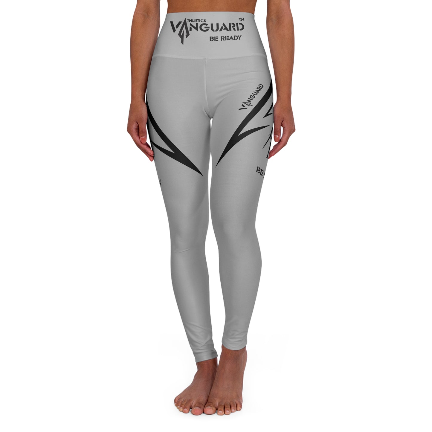 Fitness Collection - woman's warrior side yoga pants, dark design - Vanguard Athletics - Be ready