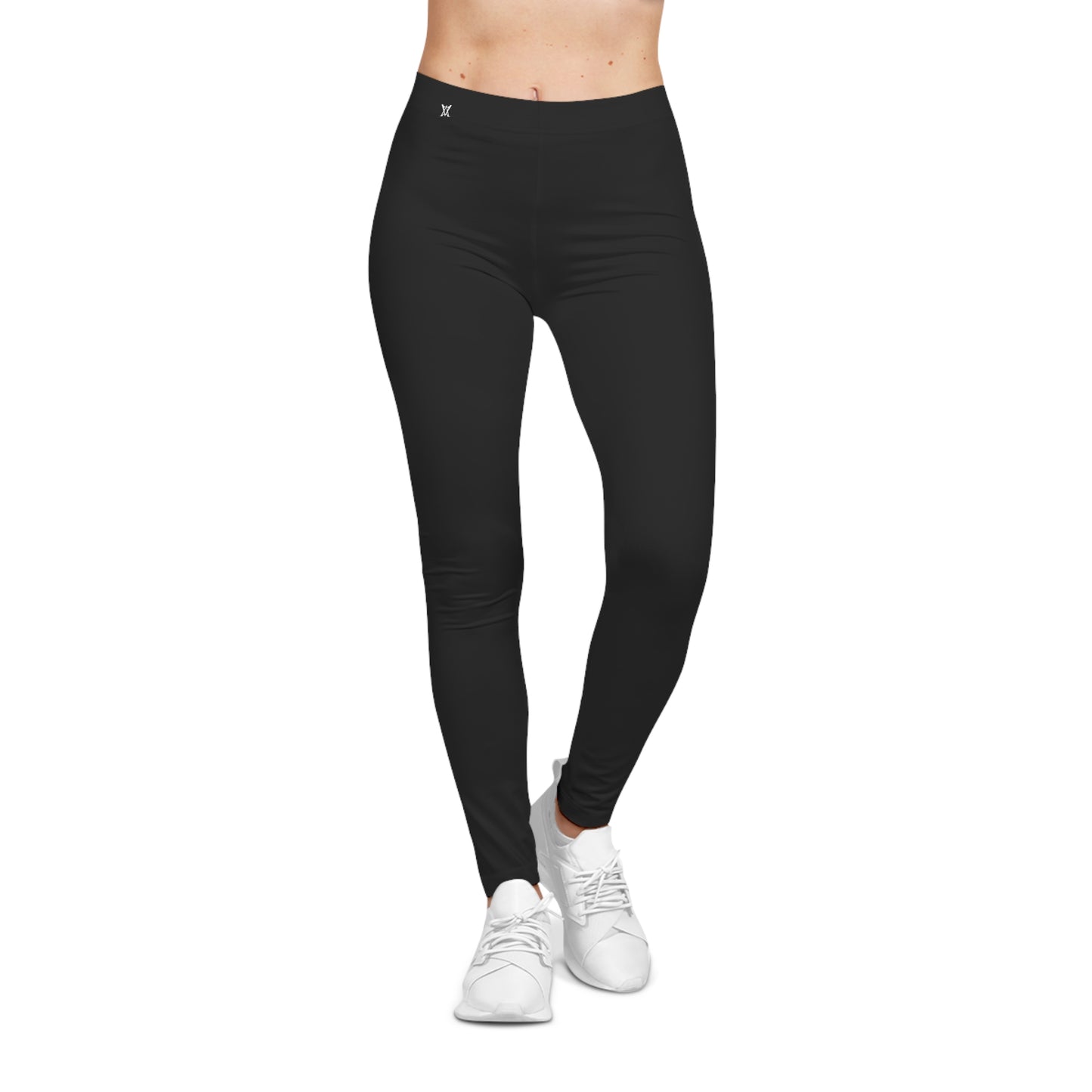 Classic Black Women's Casual Leggings - Yoga Pants, Active Wear, Fitness Training.