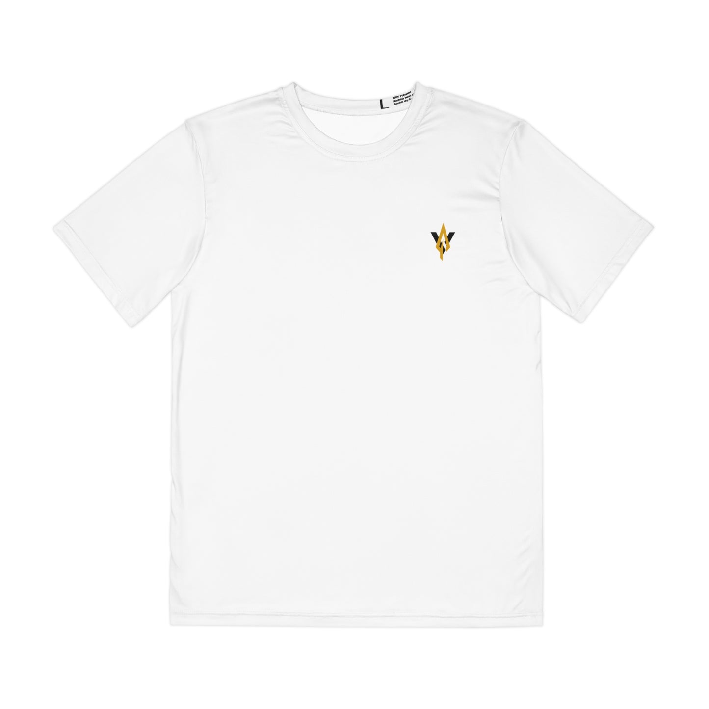 Men's Motivational Polyester Tee - Embrace Challenges - Keep Pushing - Vanguard Athletics - Be ready