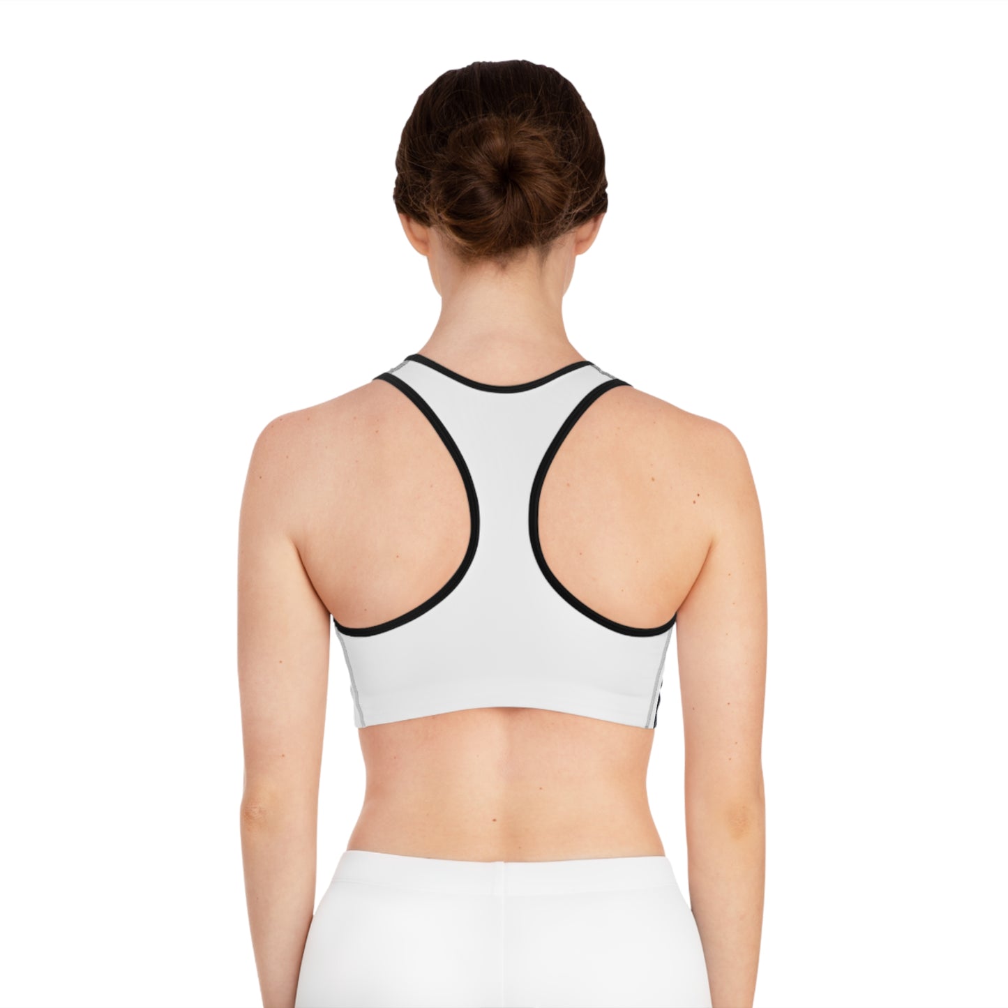 Stylish Sports Bra - Carbon Fiber Print, Workout Gear, Fitness Apparel, Activewear for Women