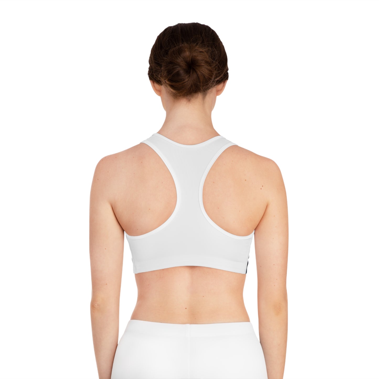 Stylish Sports Bra - Carbon Fiber Print, Workout Gear, Fitness Apparel, Activewear for Women
