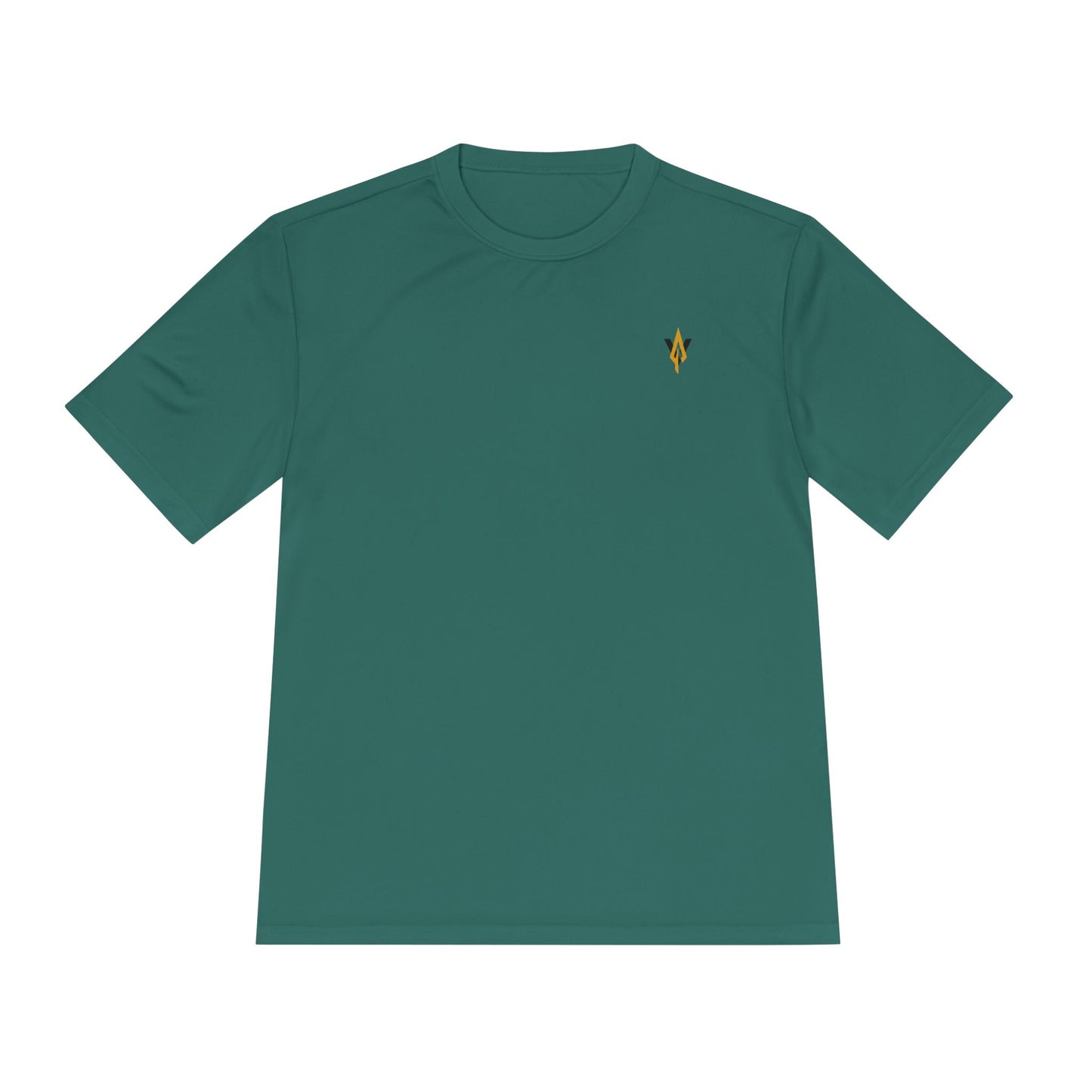Vanguard gold spear logo, Moisture Wicking Unisex Tee for workouts