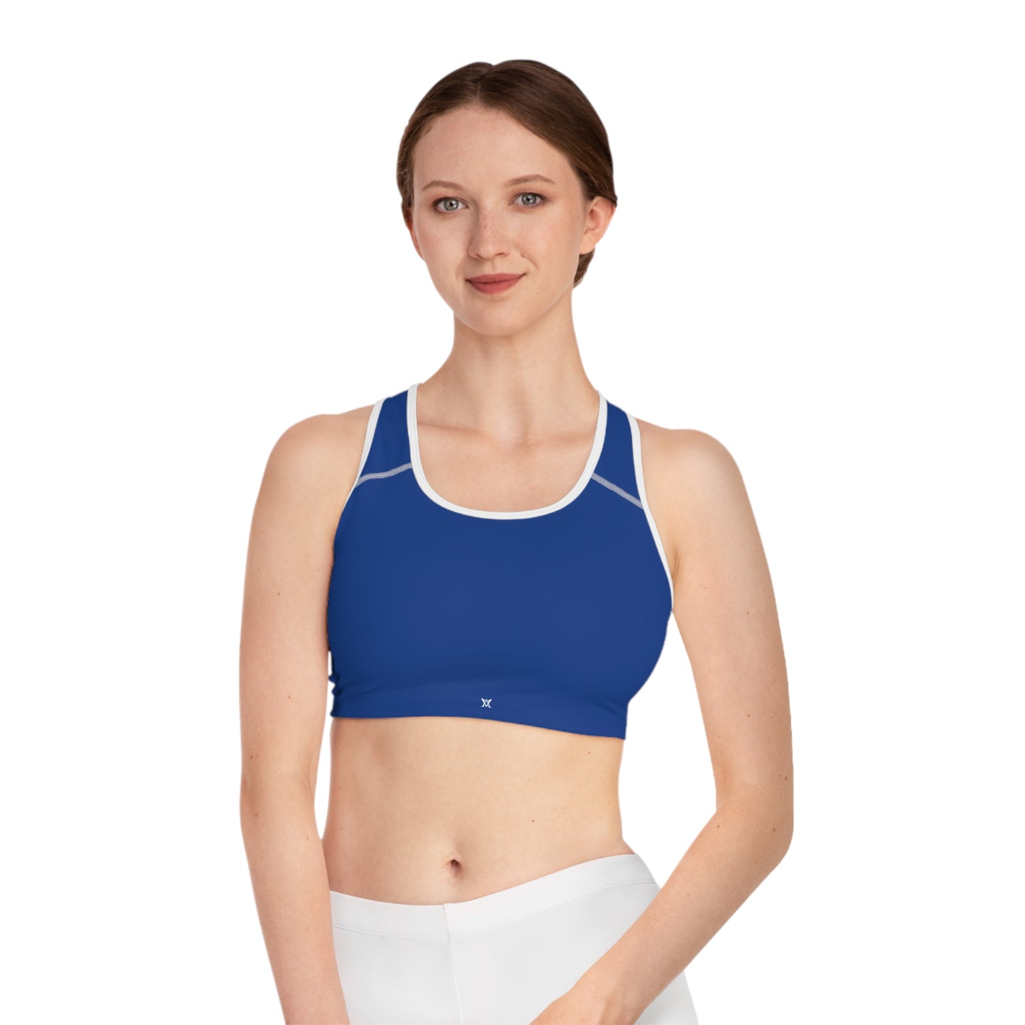Dark blue Sports Bra for Activewear, Fitness Top, Workout Gear, Yoga.